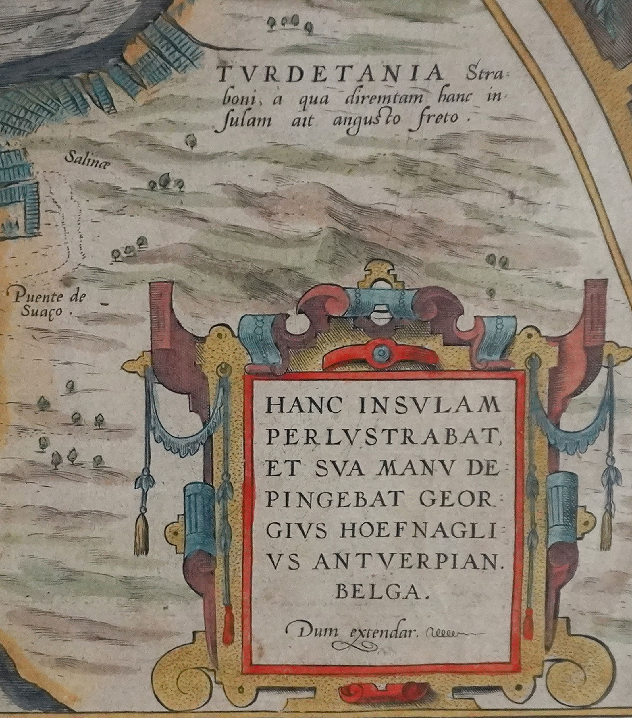 Cuadro decorativo Mapa de la Nueva España 1584
