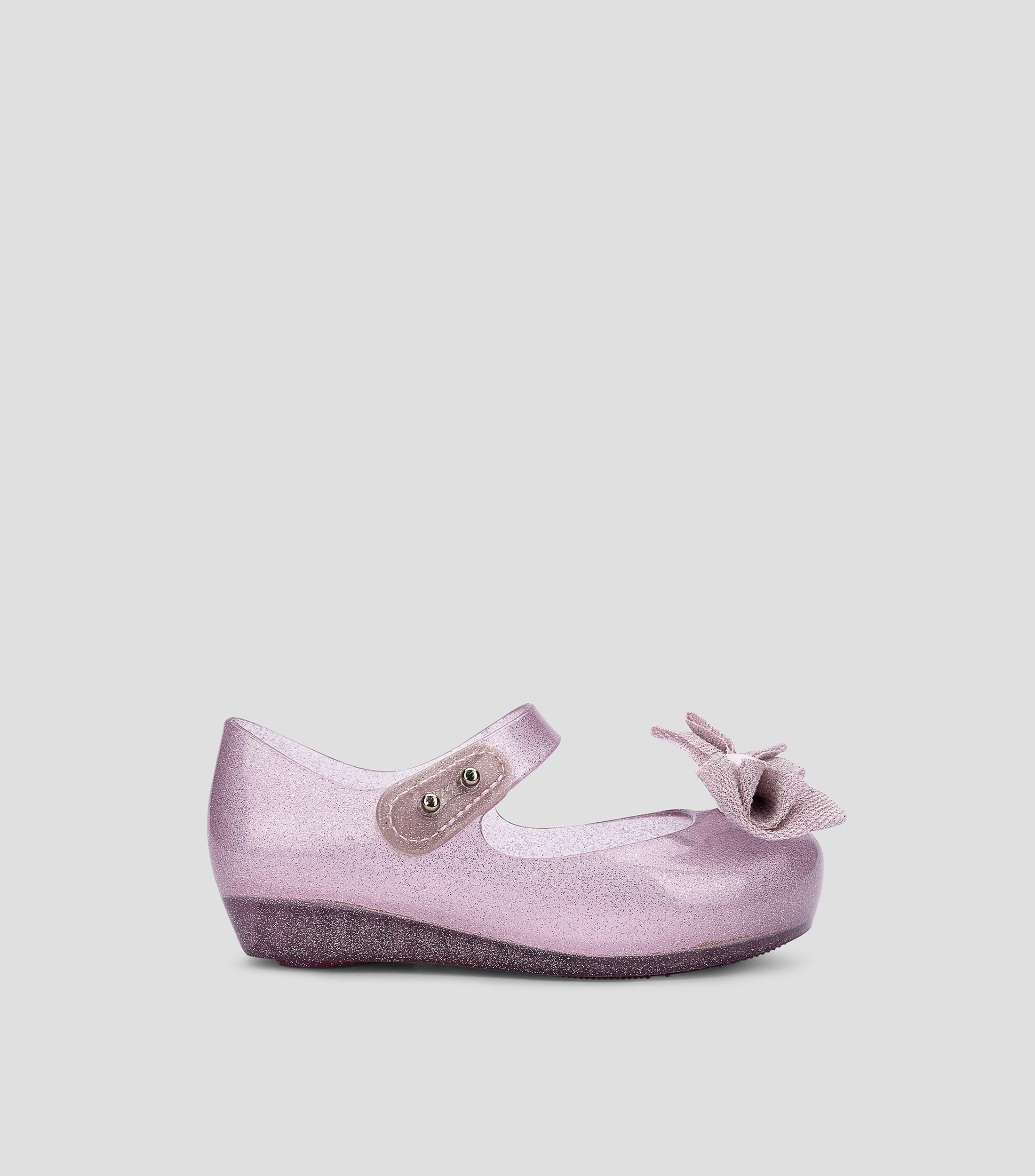 Flats con glitter y moño Niña