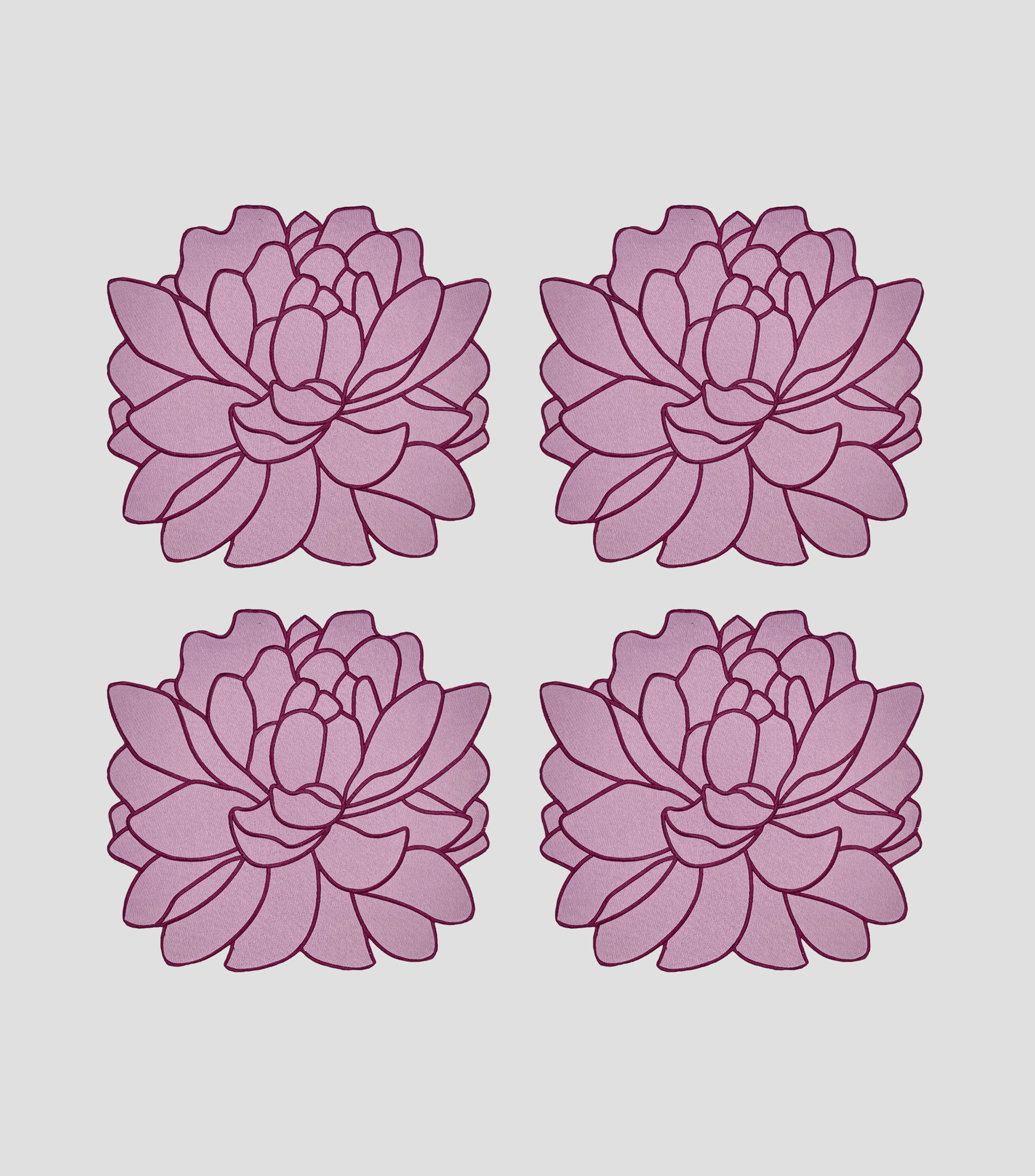 Set 4 Manteles individuales Blossom