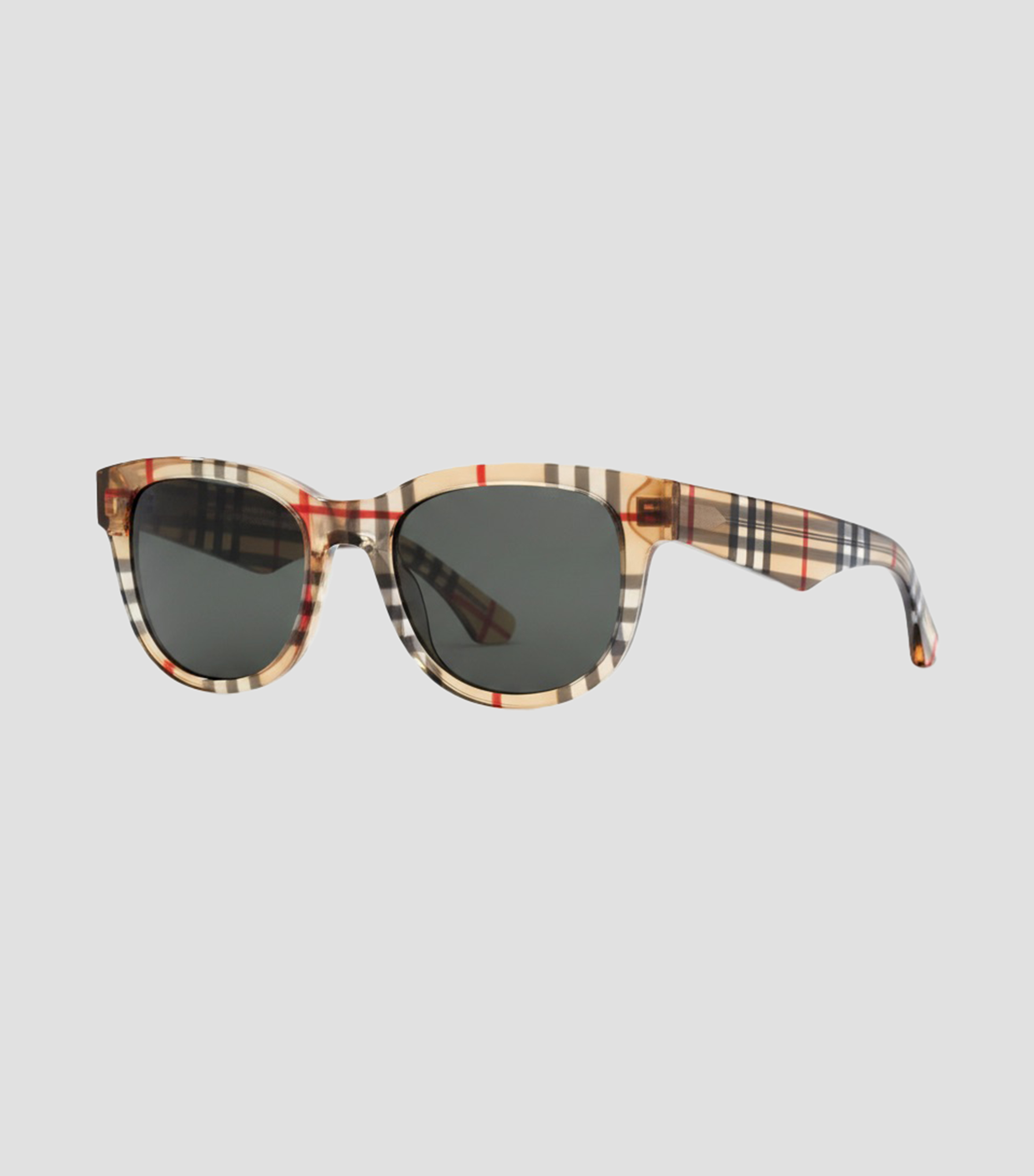 Lentes de sol redondos Check Unisex