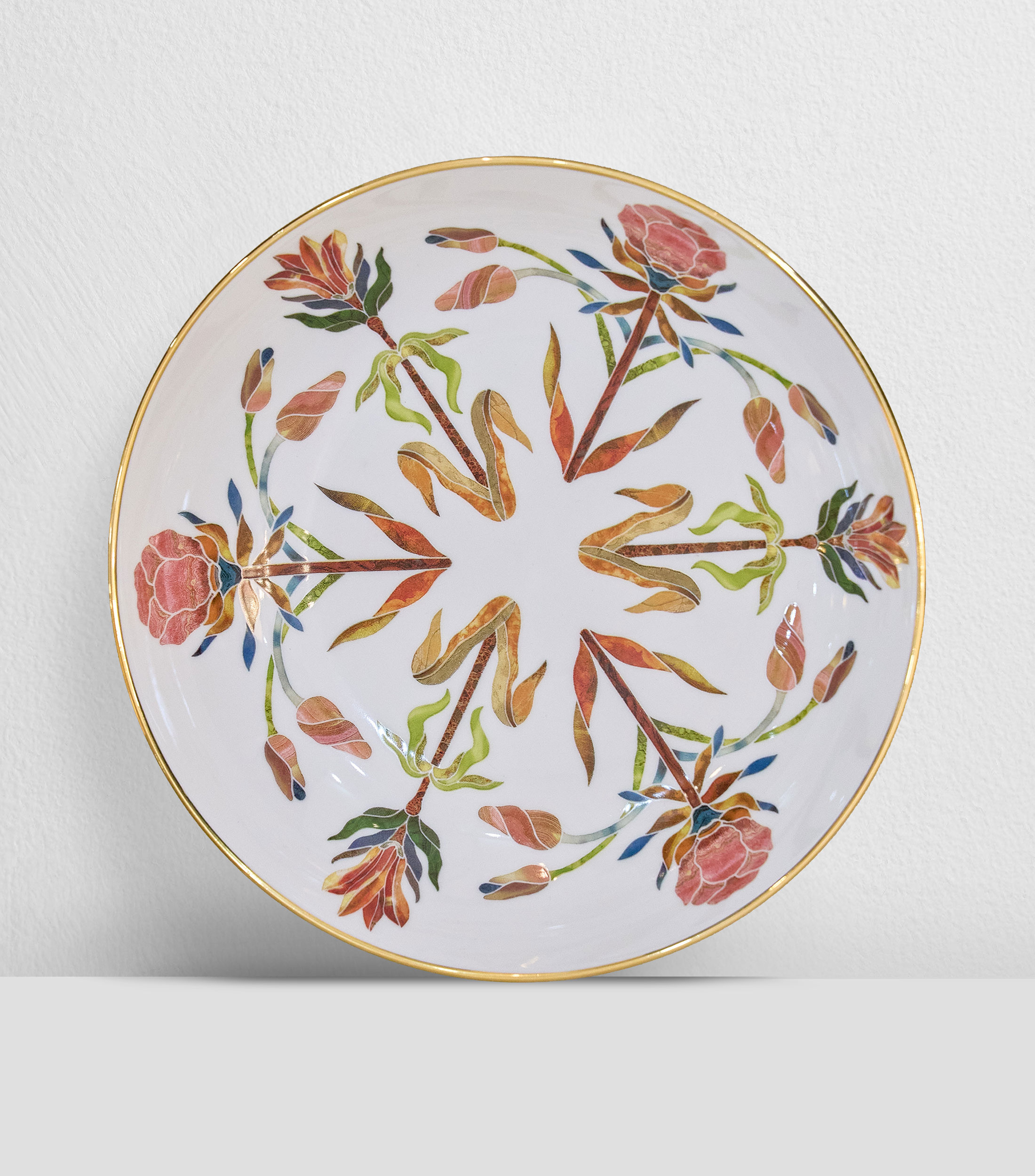 Plato para sopa Grand Tour en porcelana