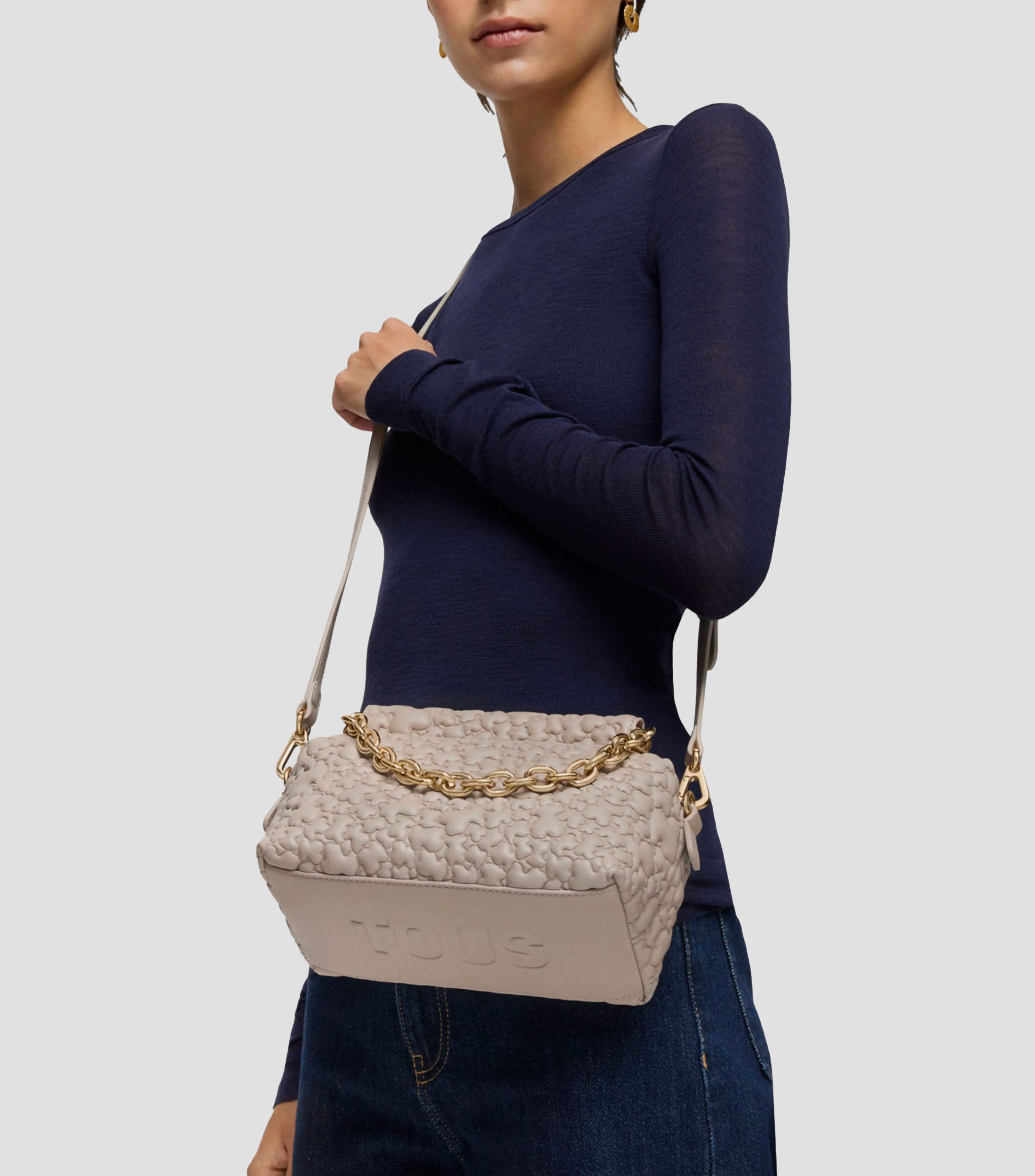 Bolsa Shoulder Jane Puffy Bear acolchada Mujer