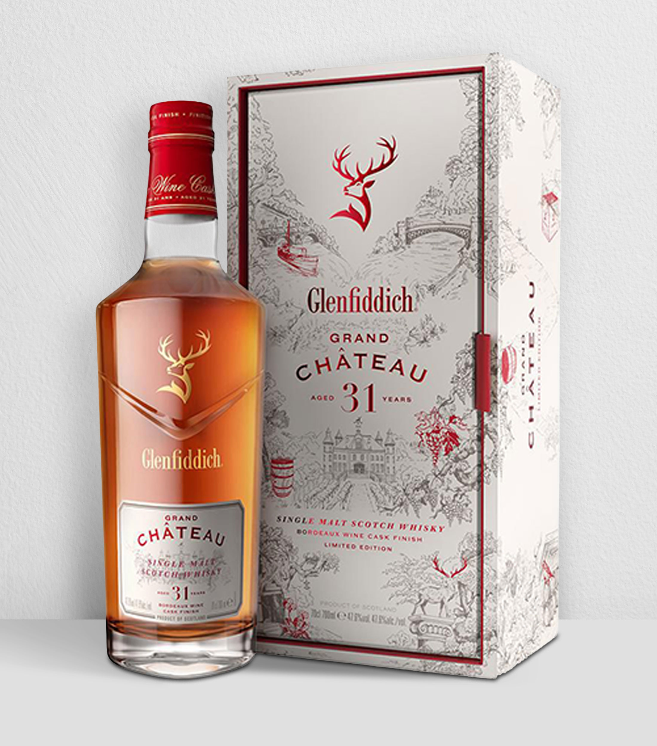 Whisky Single Malt Glenfiddich Grand Chateau 31 Años, 700 ml