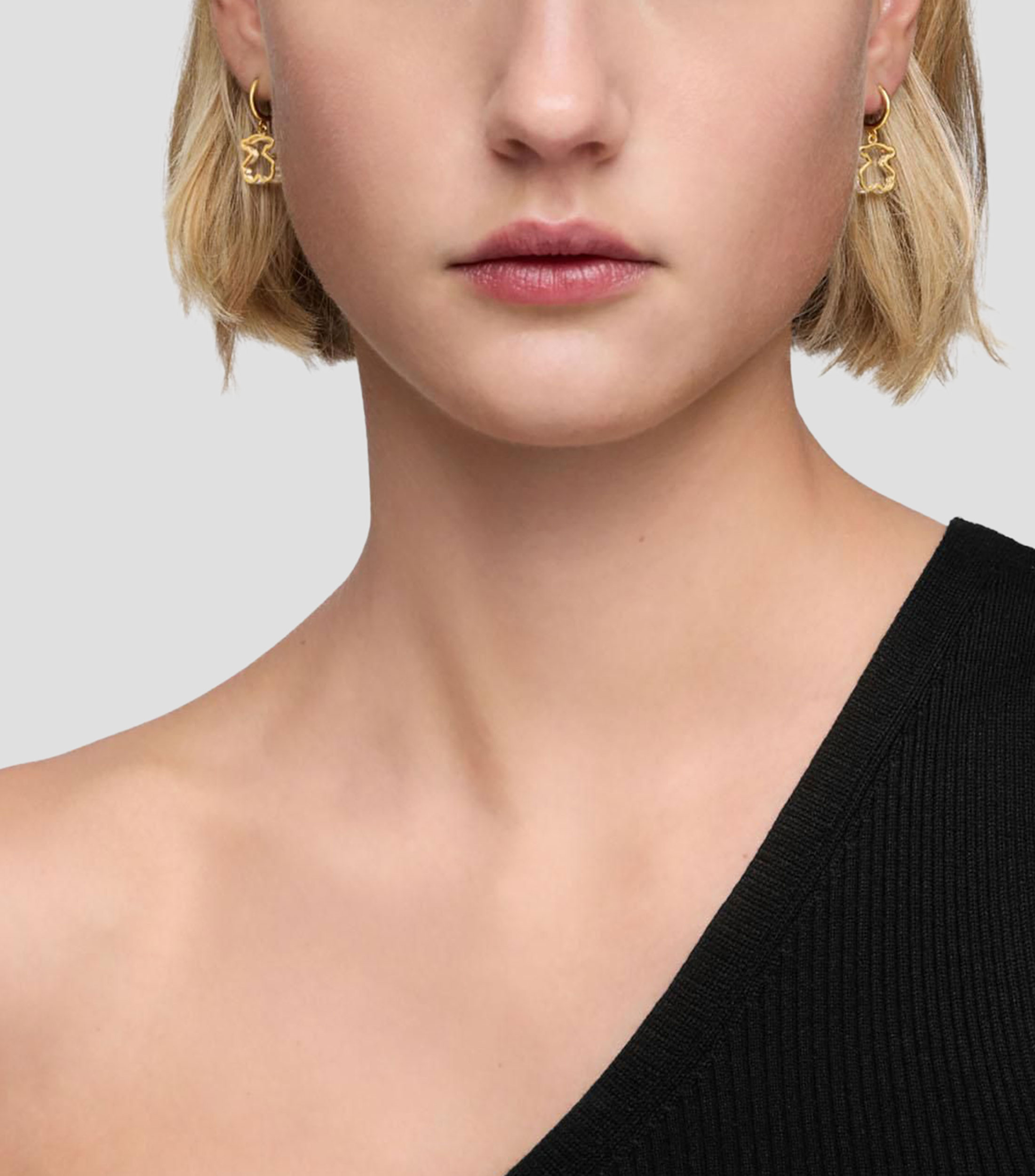 Aretes en plata Galaxy con metacrilato Mujer