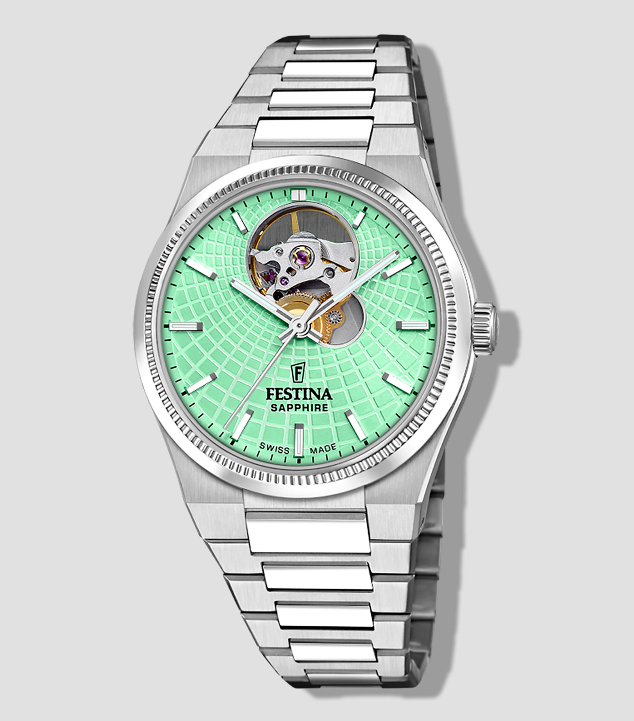 Reloj para Mujer Rive Collection casual plateado, verde