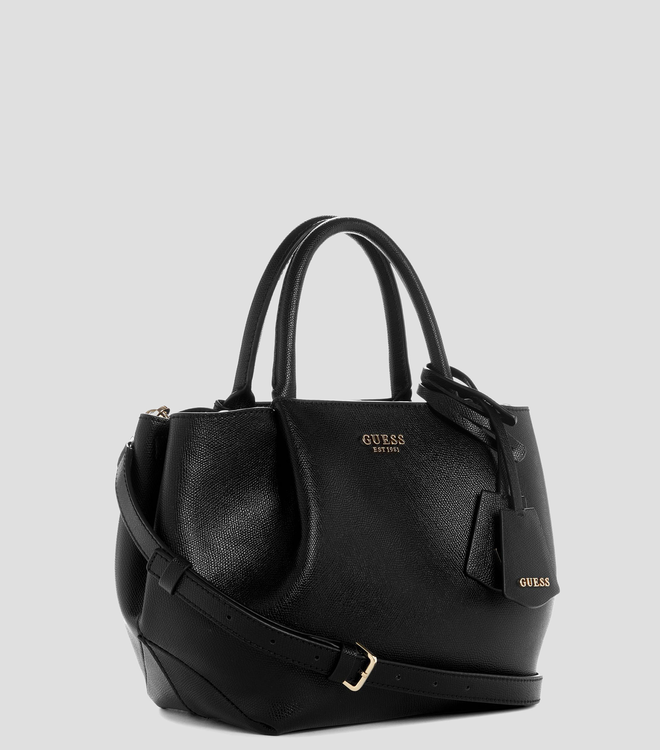 Bolsa Satchel negra Mujer