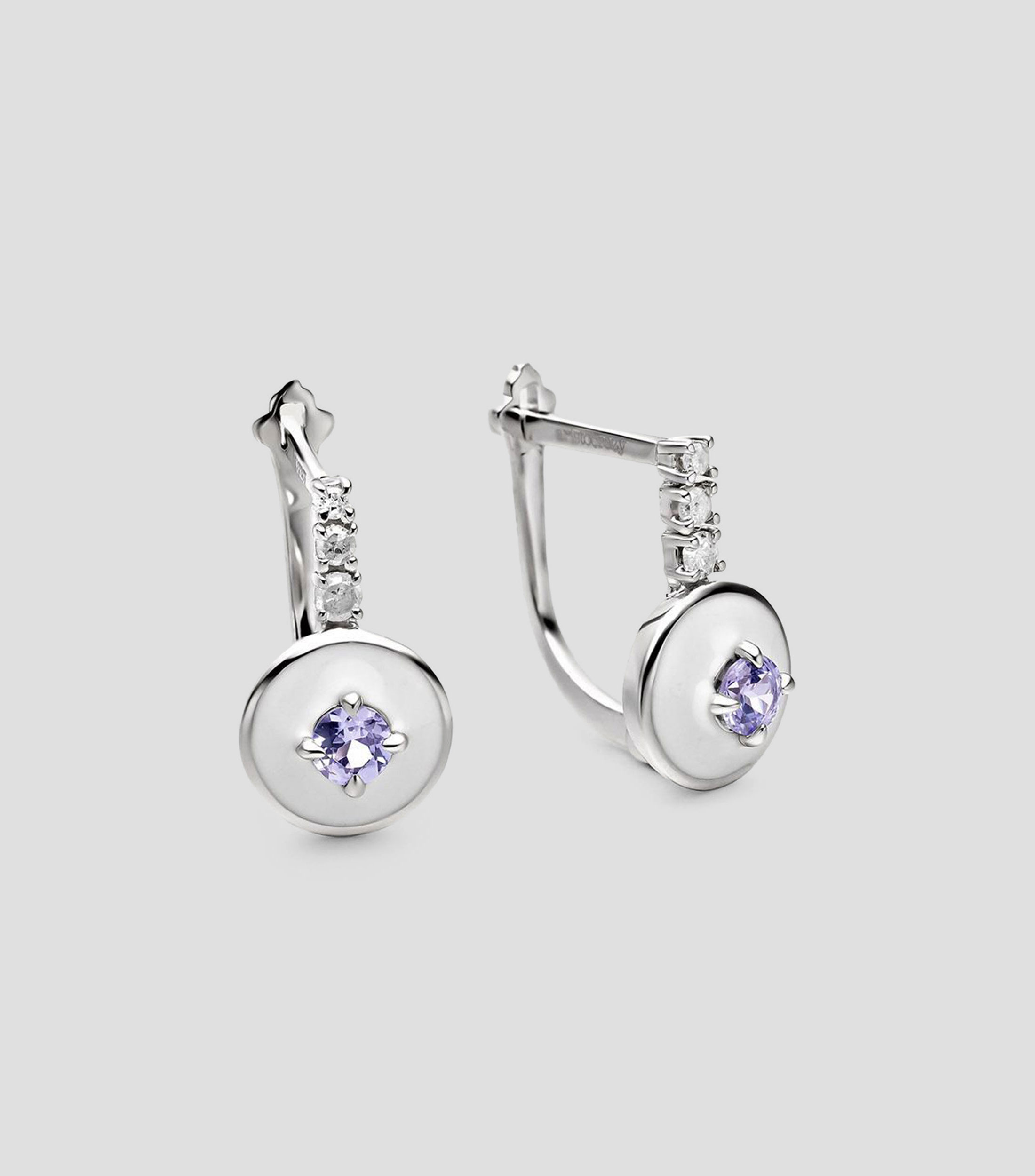 Aretes en Plata .925 Retrochromatic Mujer