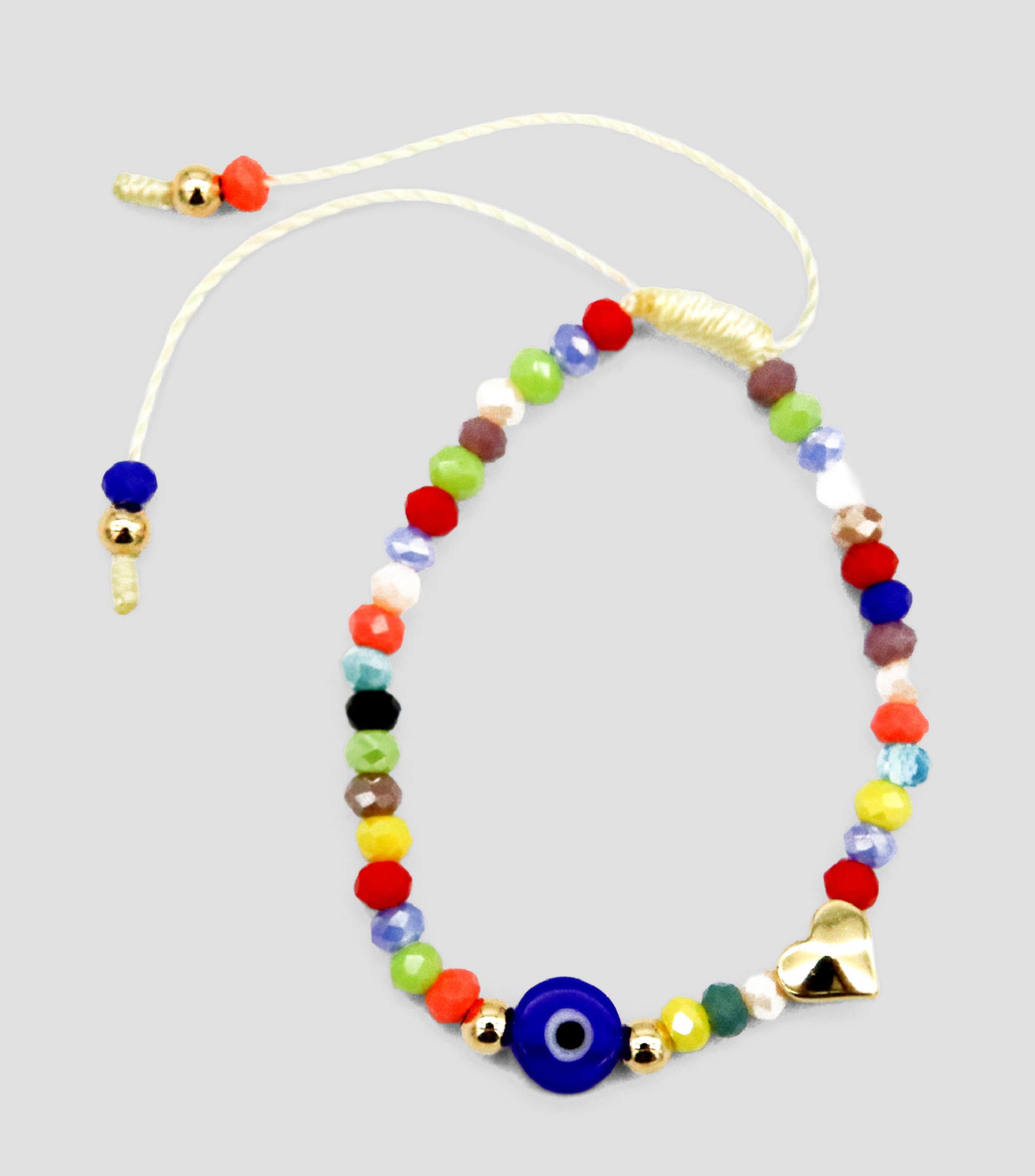 Pulsera Ajustable Ojos Multicolor Bebe