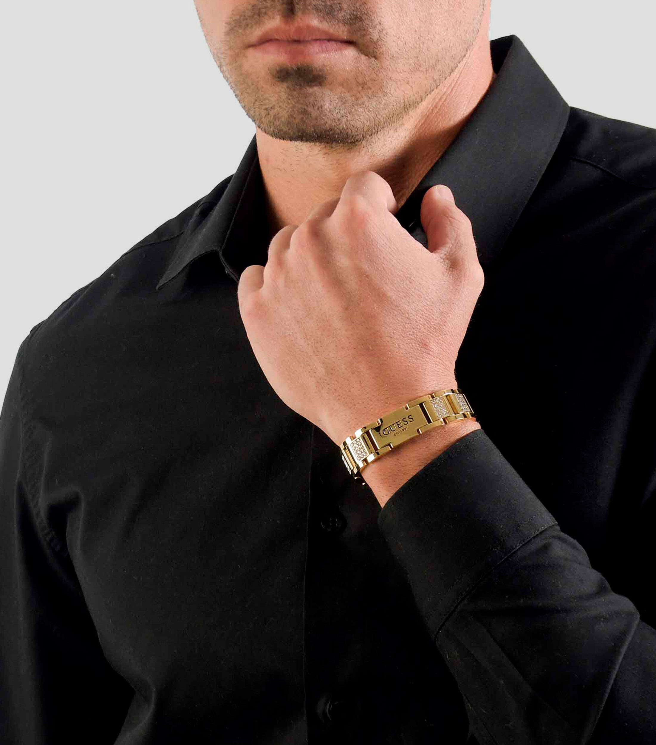 Brazalete con cristales Hombre