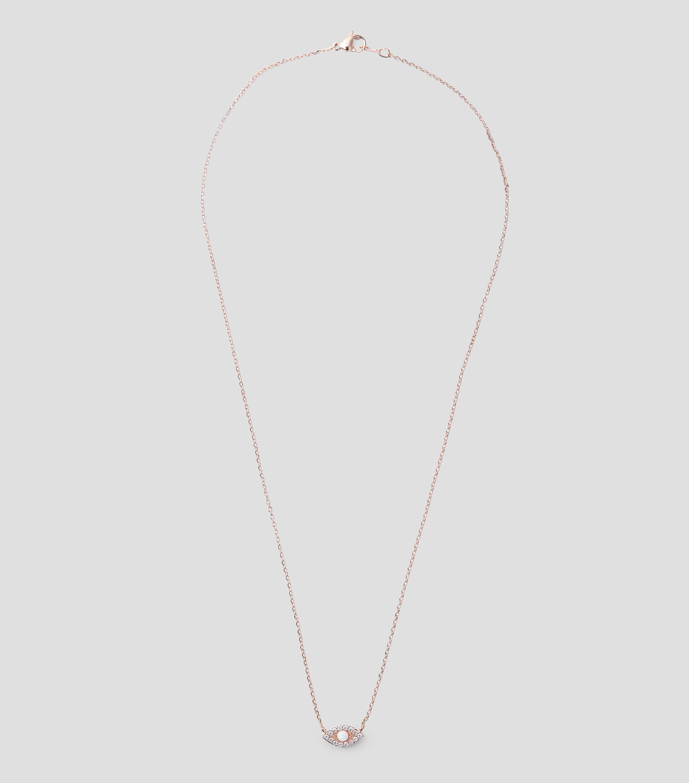 Collar Ojo Turco con ópalo Mujer