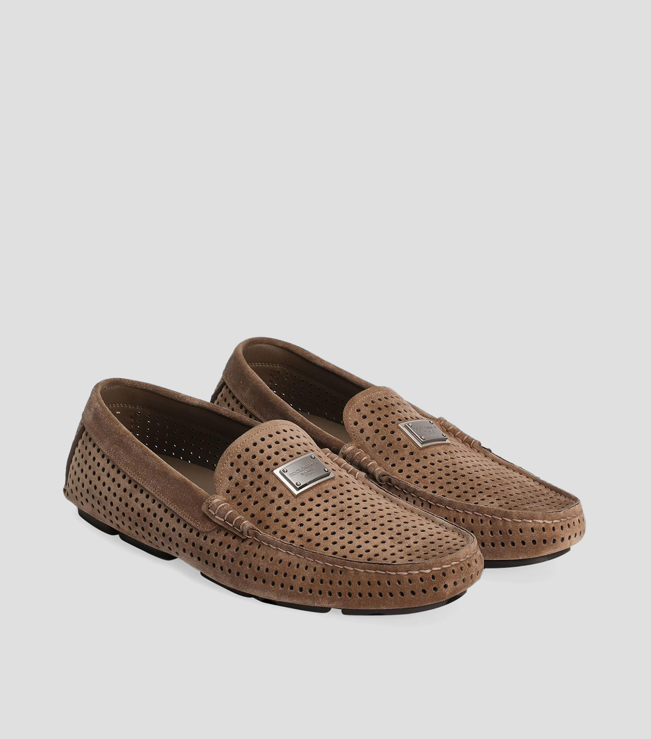 Mocasines DG Driver en piel calados Hombre