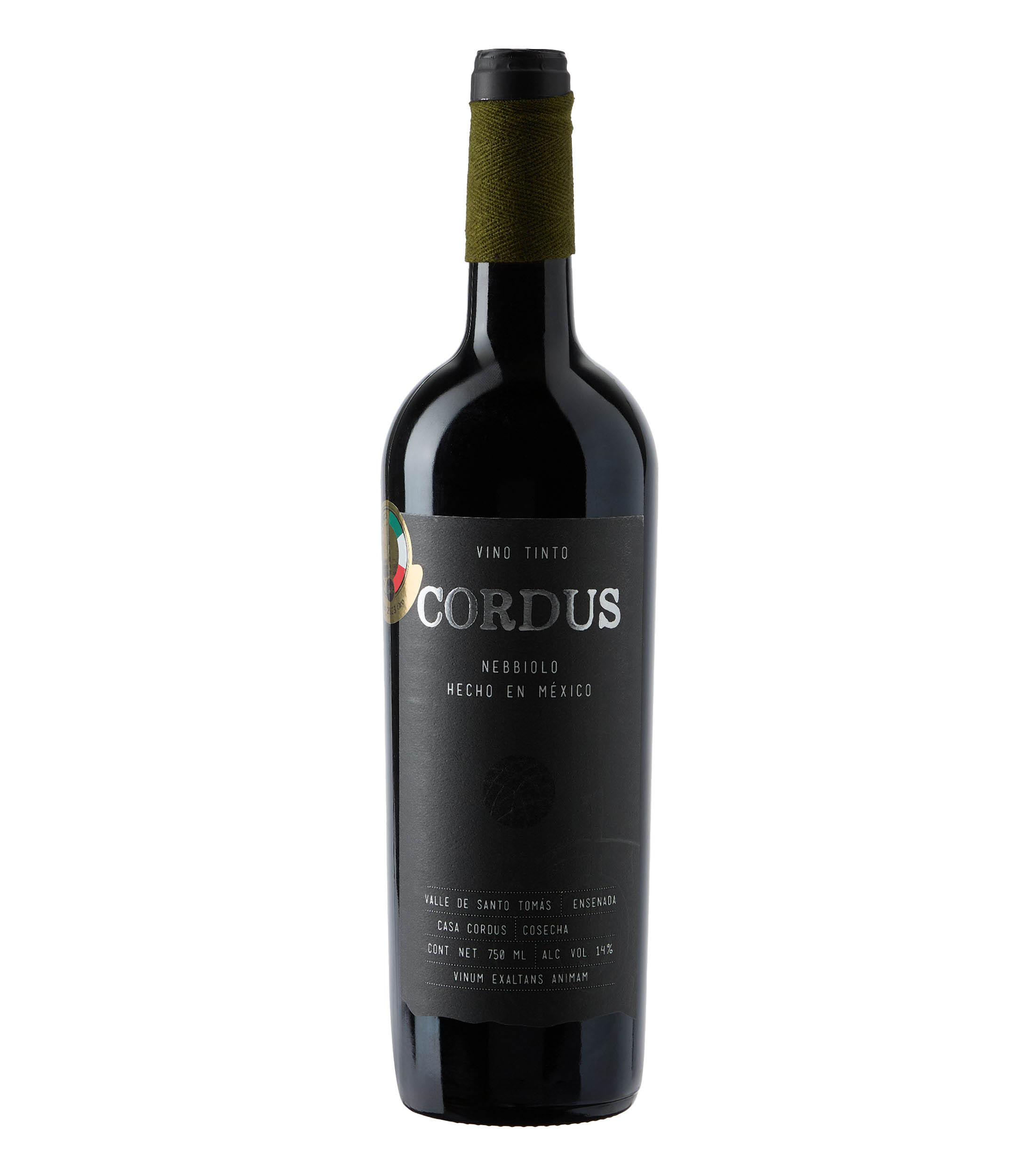 Vino Tinto Nebbiolo Cordus, Mexico, 750 ml