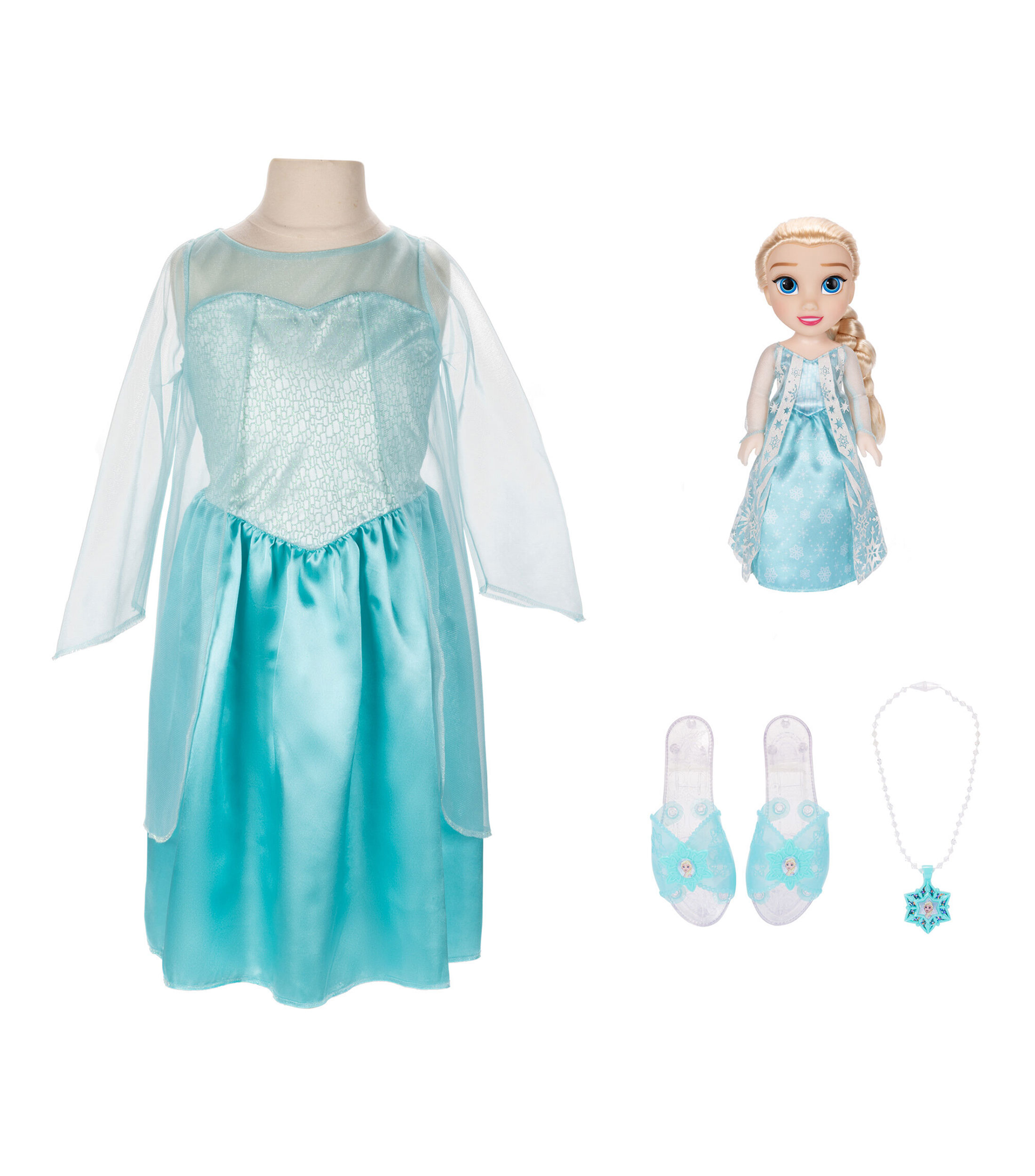 Muñeca Elsa con Vestido y Accesorios