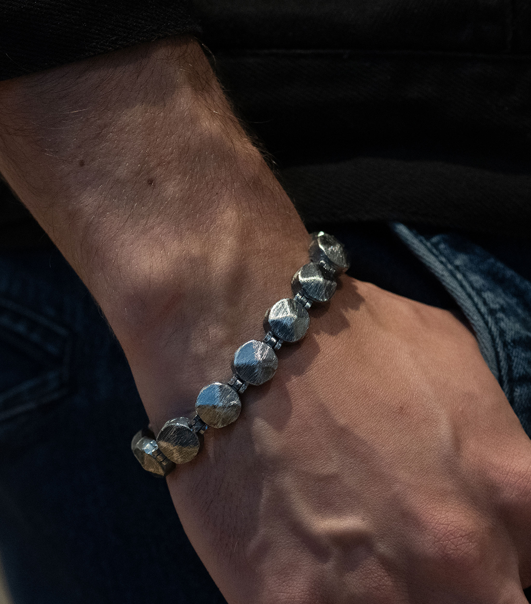 Pulsera en plata .925 Hombre