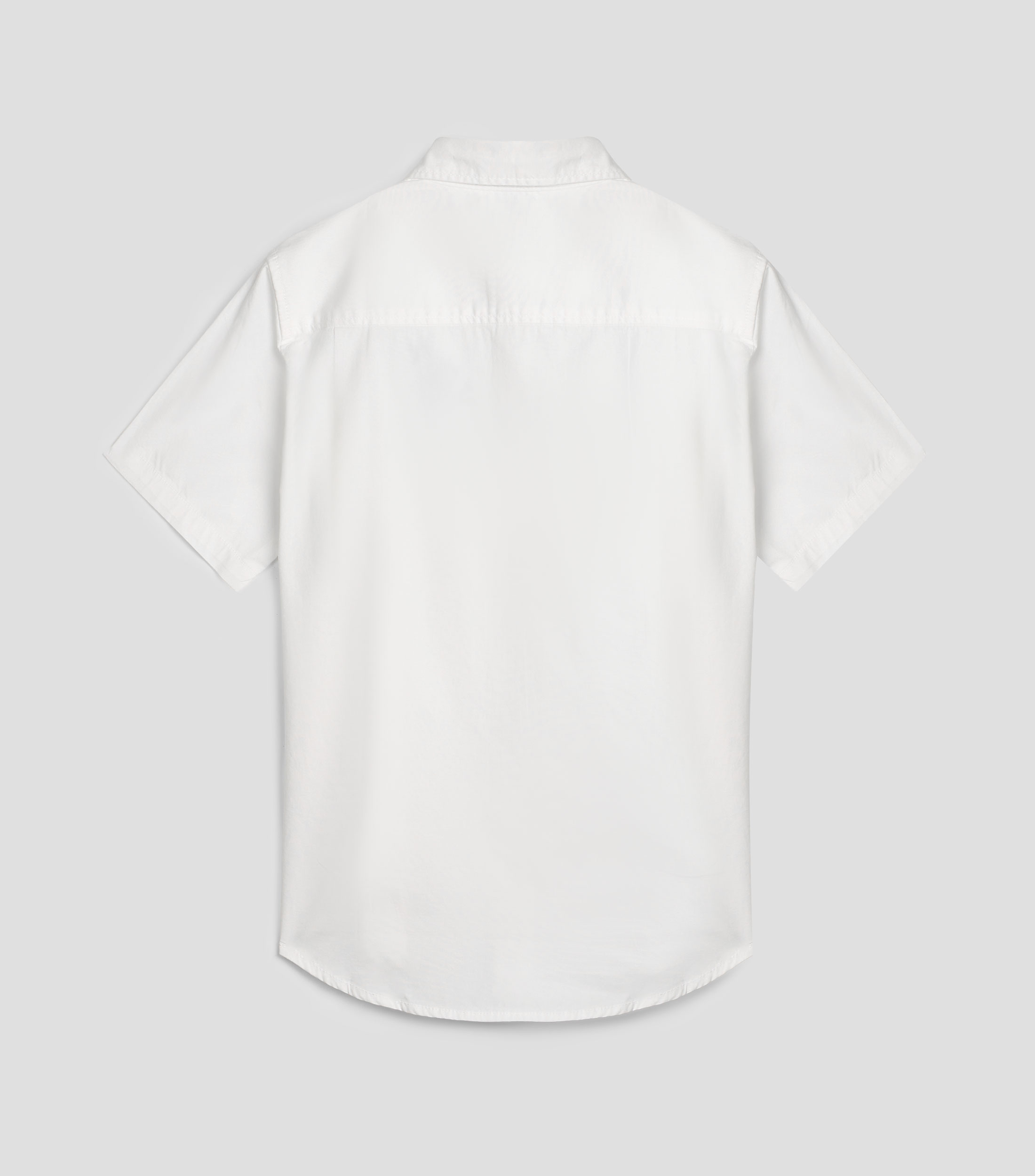 Camisa lisa manga corta Niño