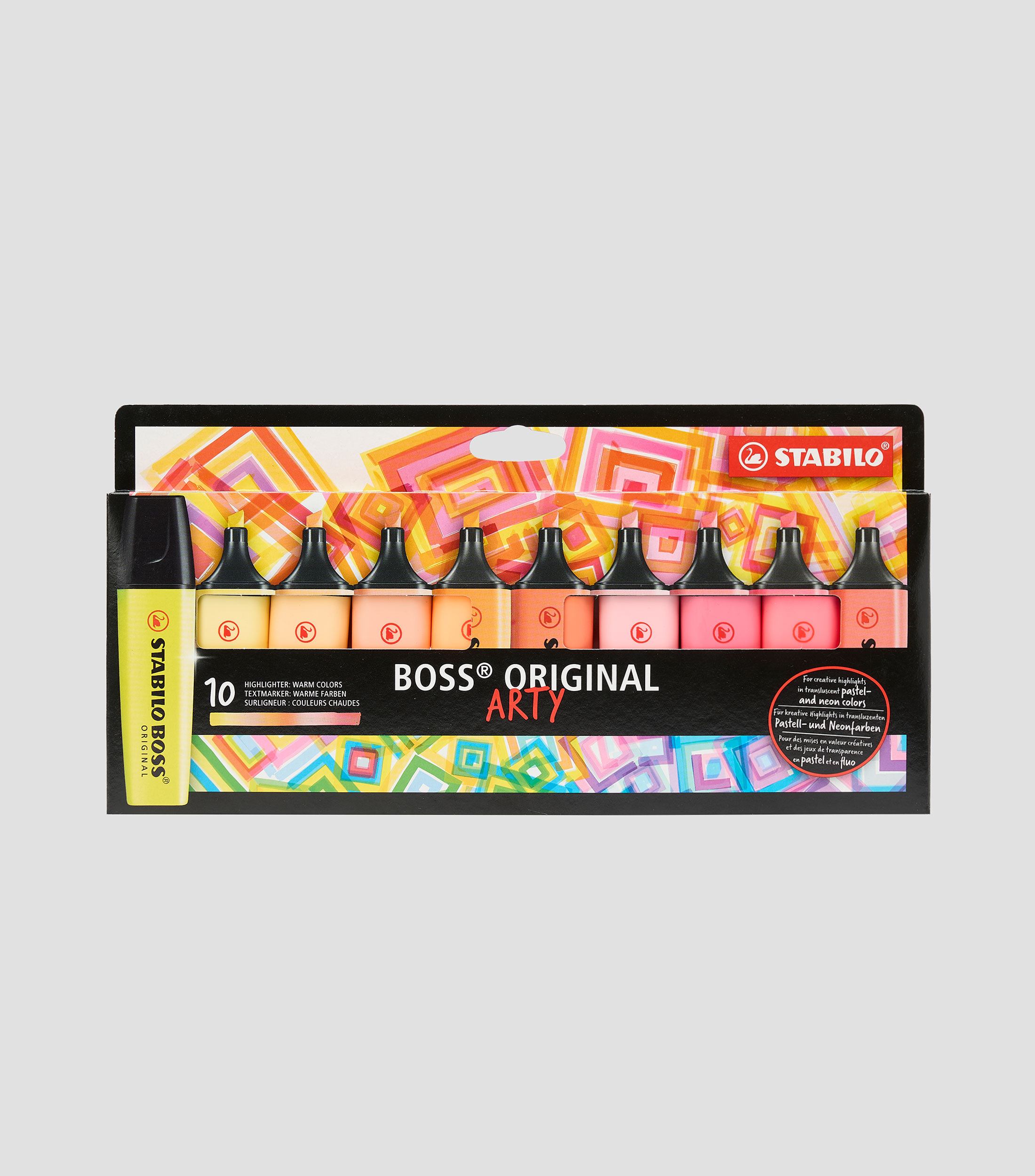 Set 10 marcatextos Boss Original Arty Warm