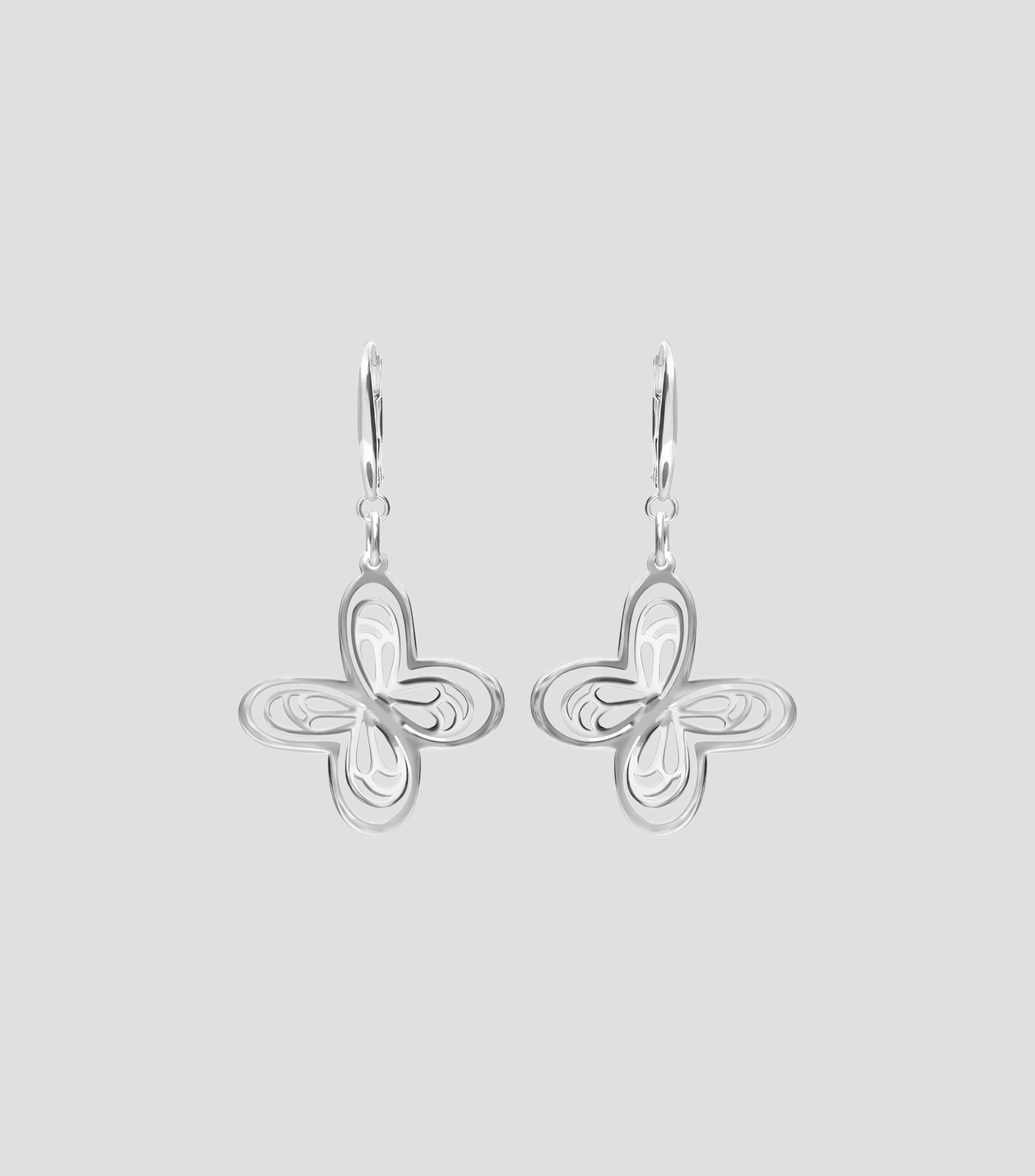 Aretes mariposa en Plata .925 Aurora Mujer