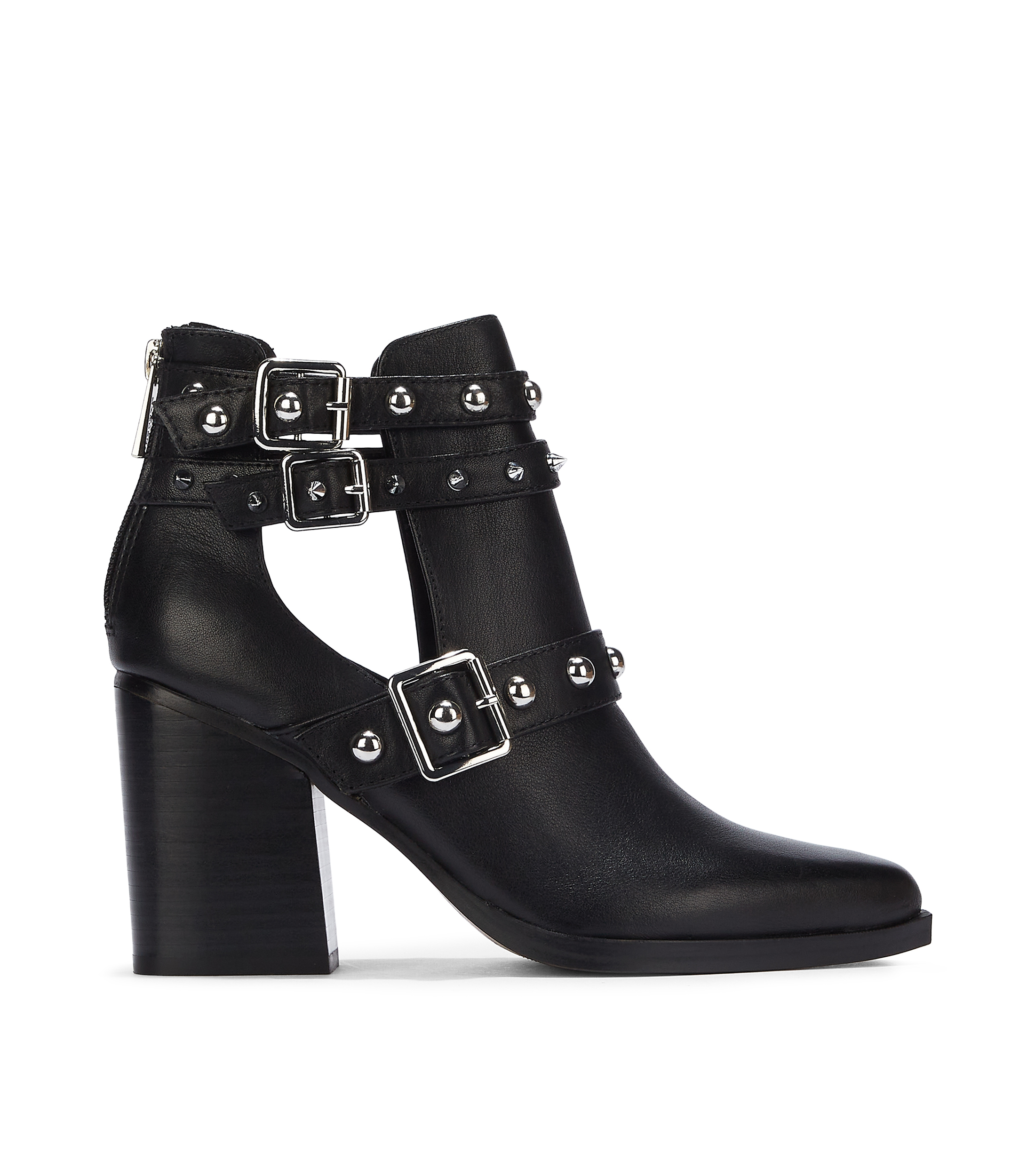 Botines con tacón alto Hueso | Botines Steve Madden Mujer \u003e Hitchcockcc