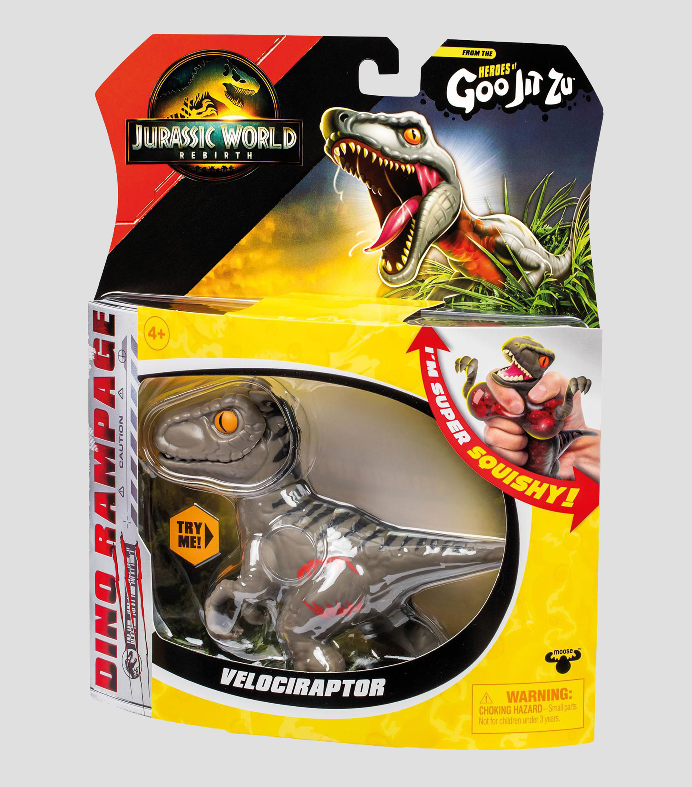 Figura de Acción Goo Jit Zu Velociraptor