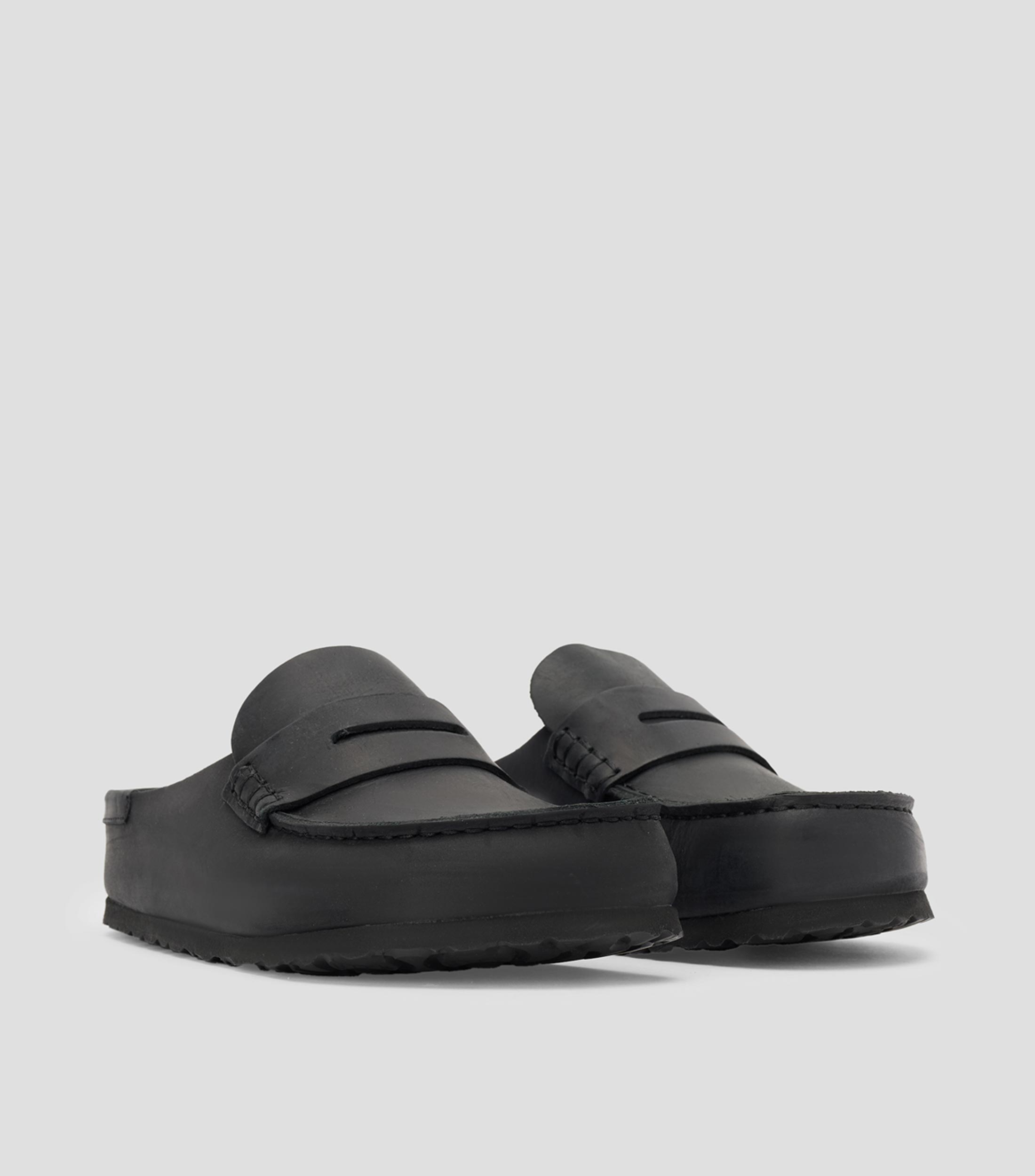 Mocasines en piel Hombre