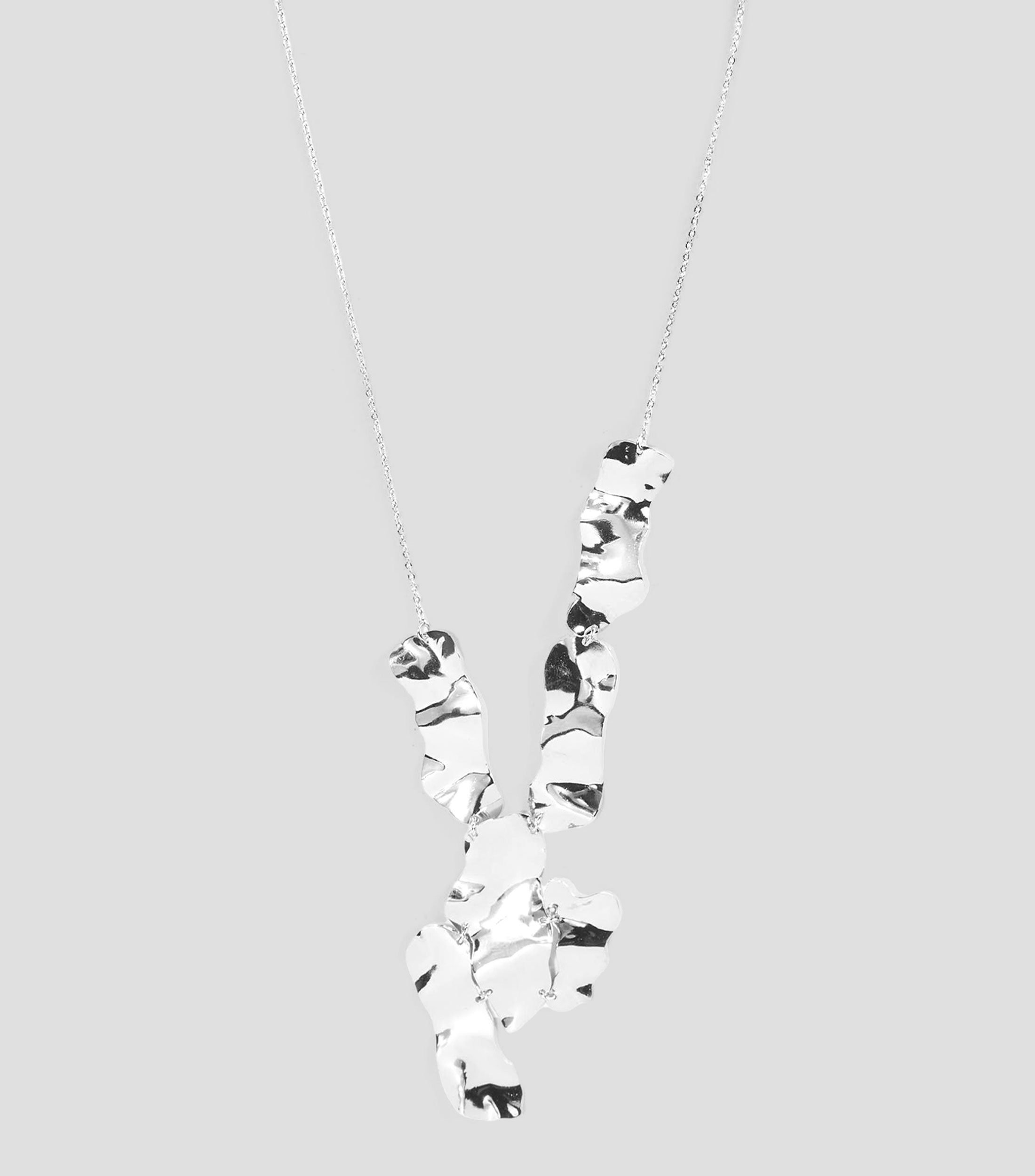Collar en plata Tronco Corteza Mujer