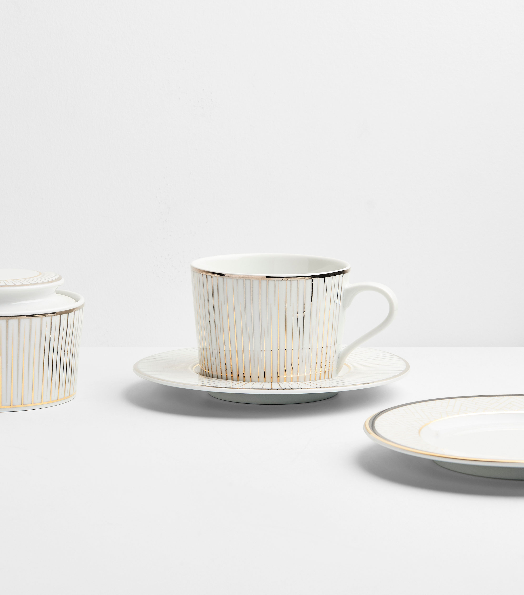 Termo para Té Glint a Rayas en Porcelana
