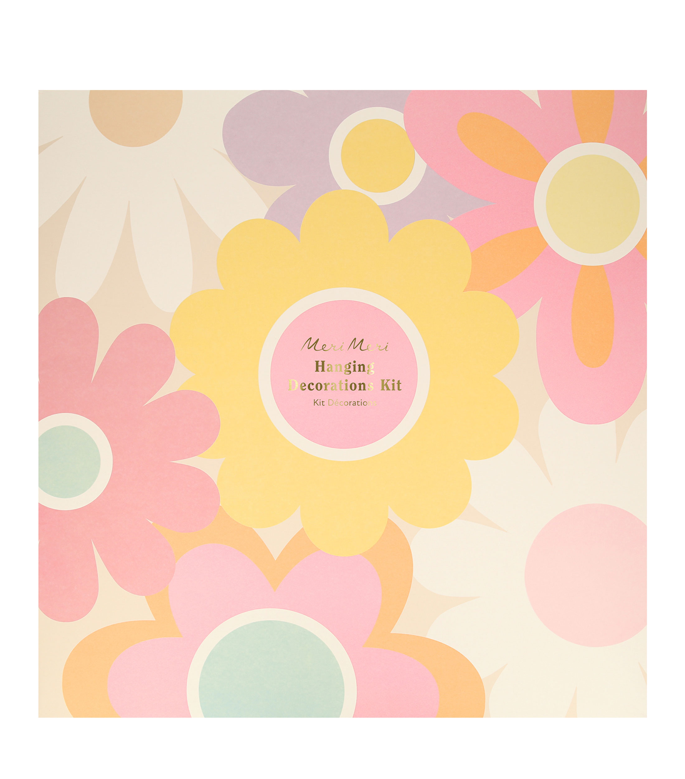 Set 7 Adornos colgantes Groovy Flower