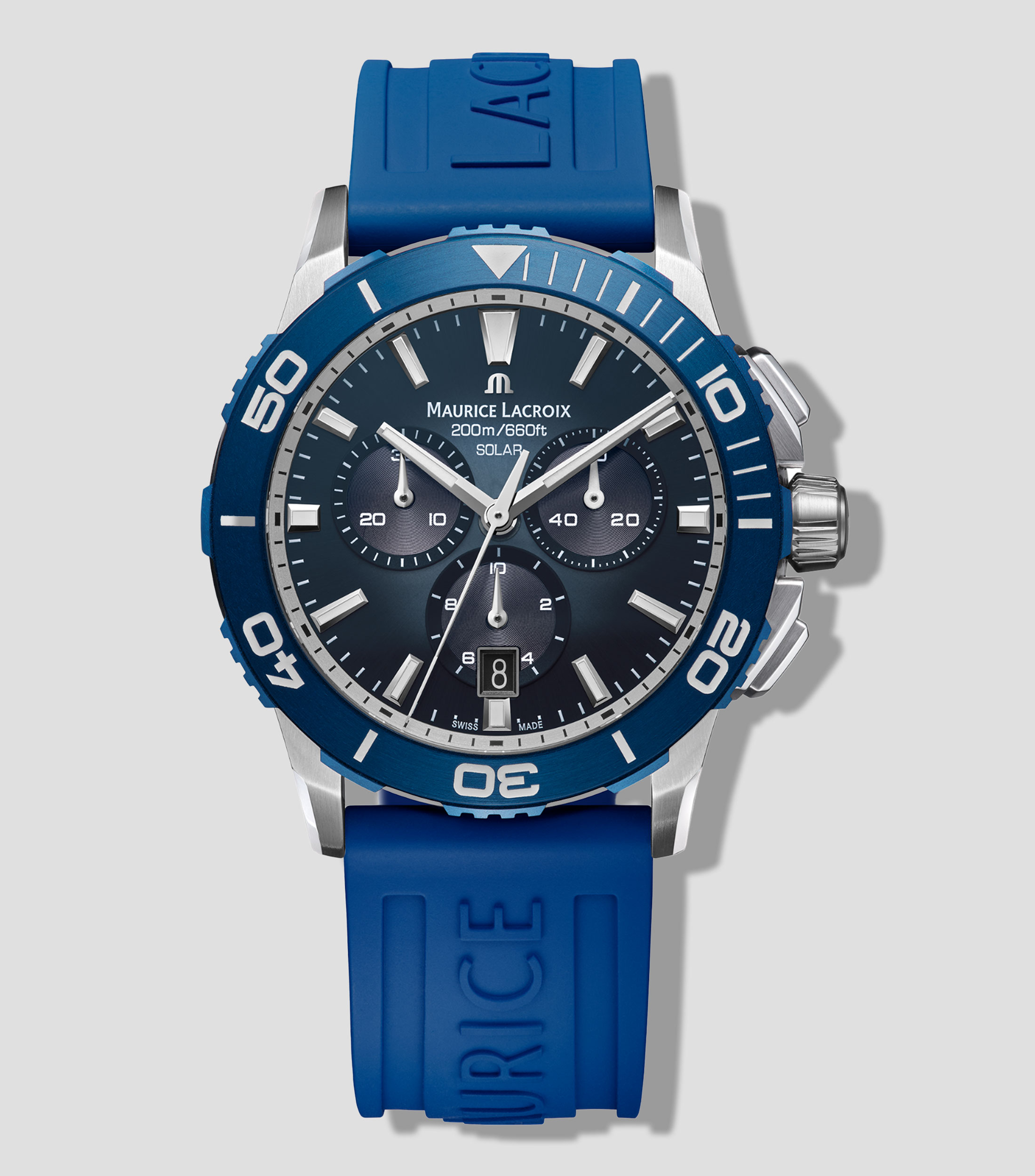 Reloj para Hombre Pontos S Solar Deportivo Azul