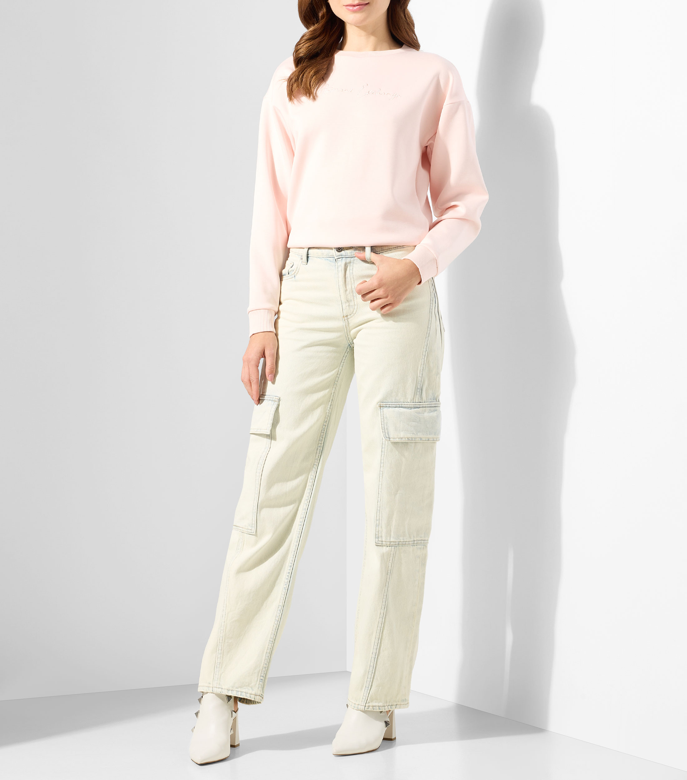Jeans cargo Mujer