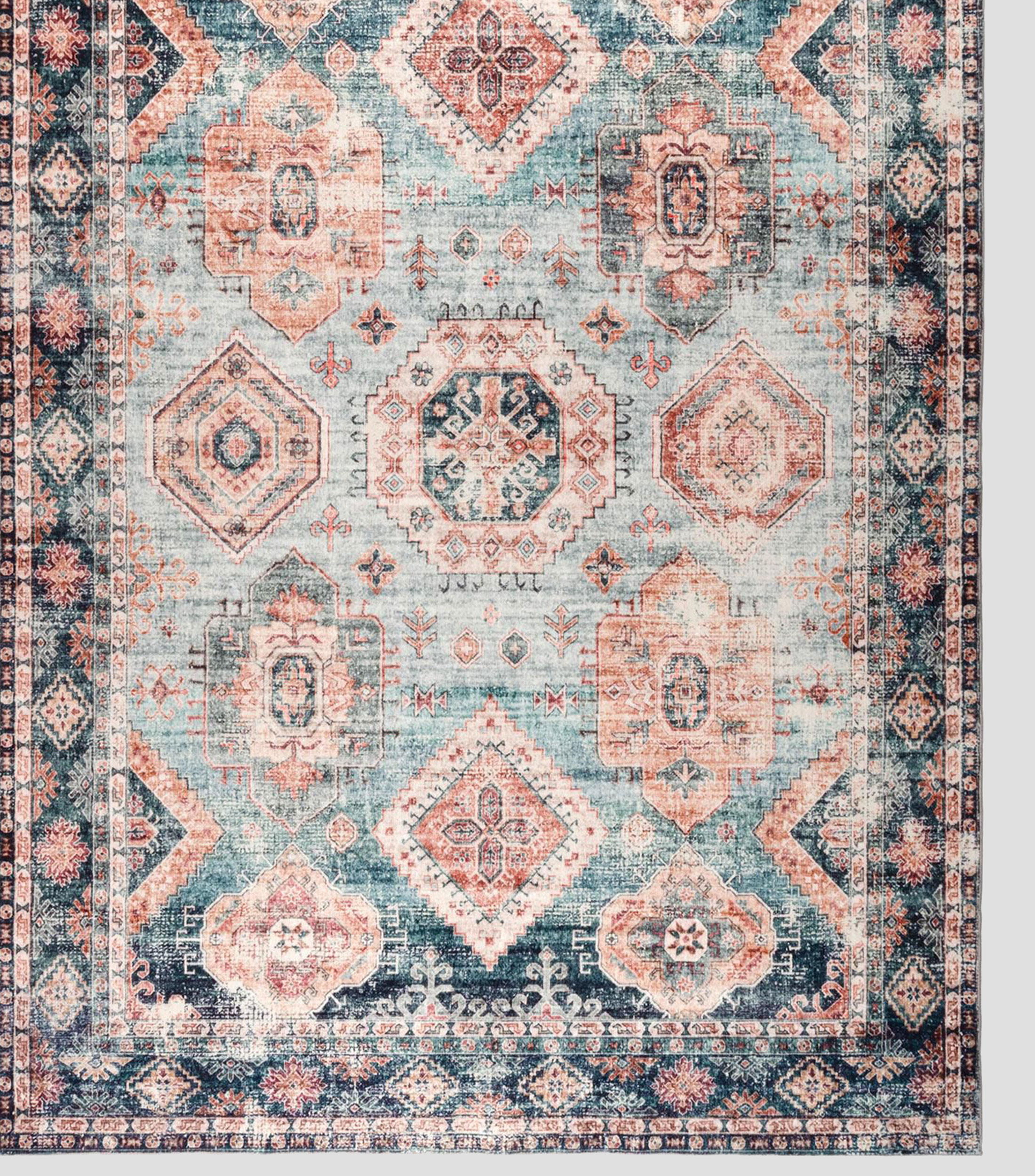 Tapete decorativo Fabella en poliéster 290 x 200 cm