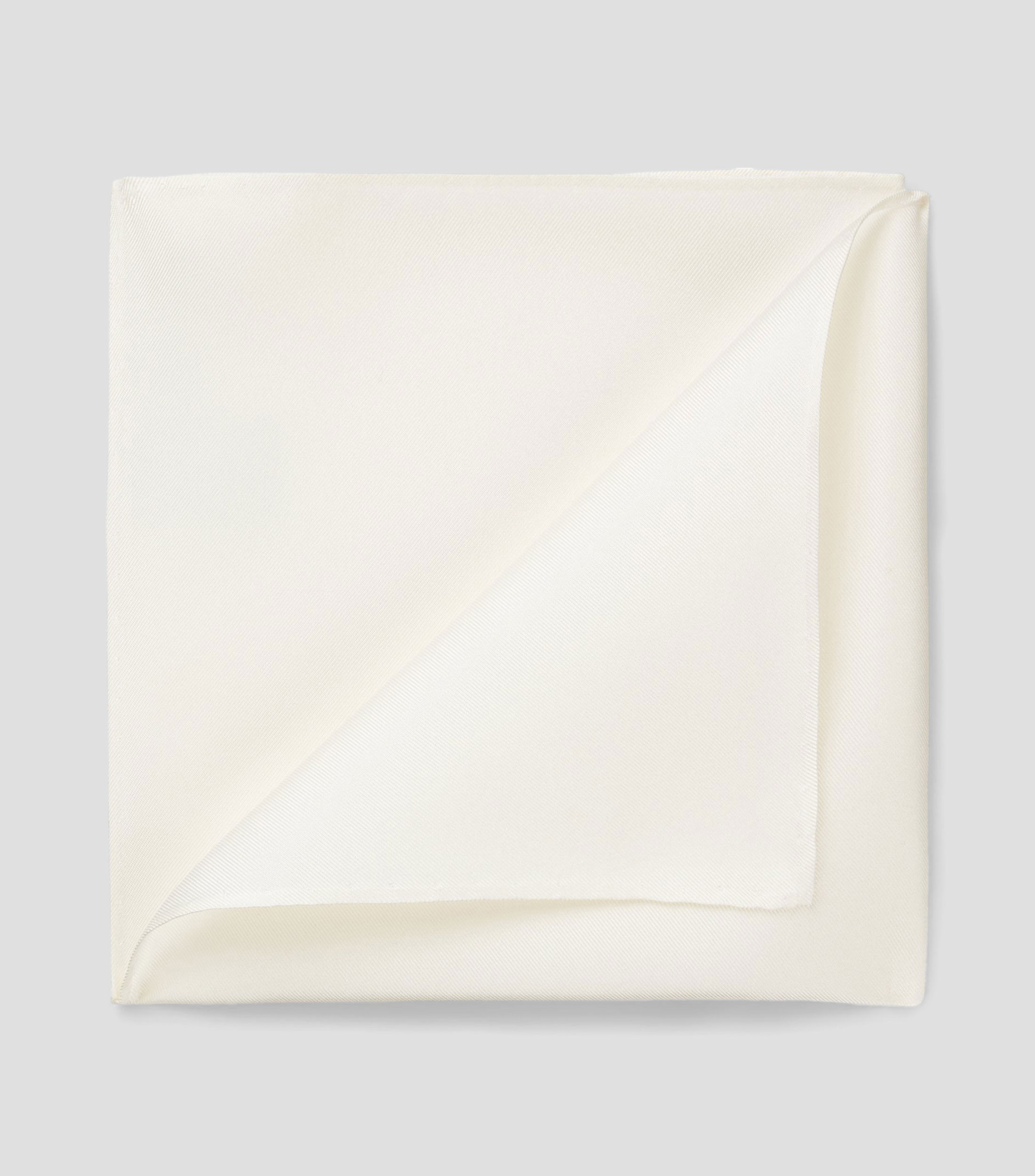 Pañuelo de bolsillo en sarga de seda Hombre