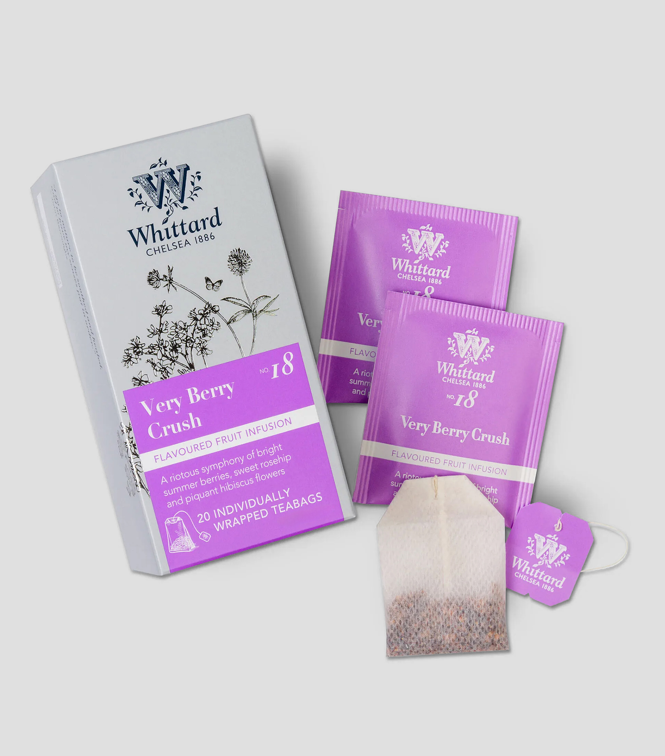 Té Very Berry Crush 20 Piezas, 40 g