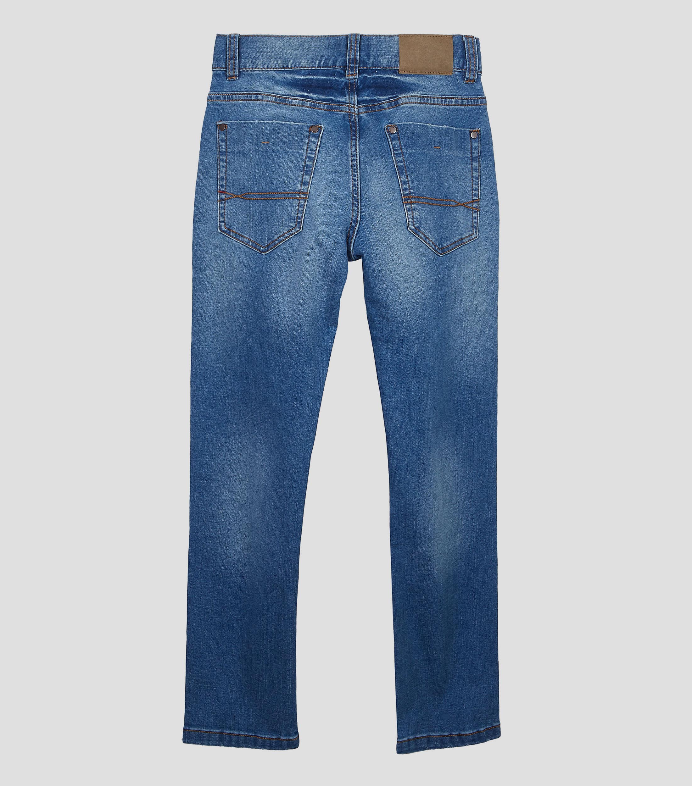 Jeans de corte skins Niño