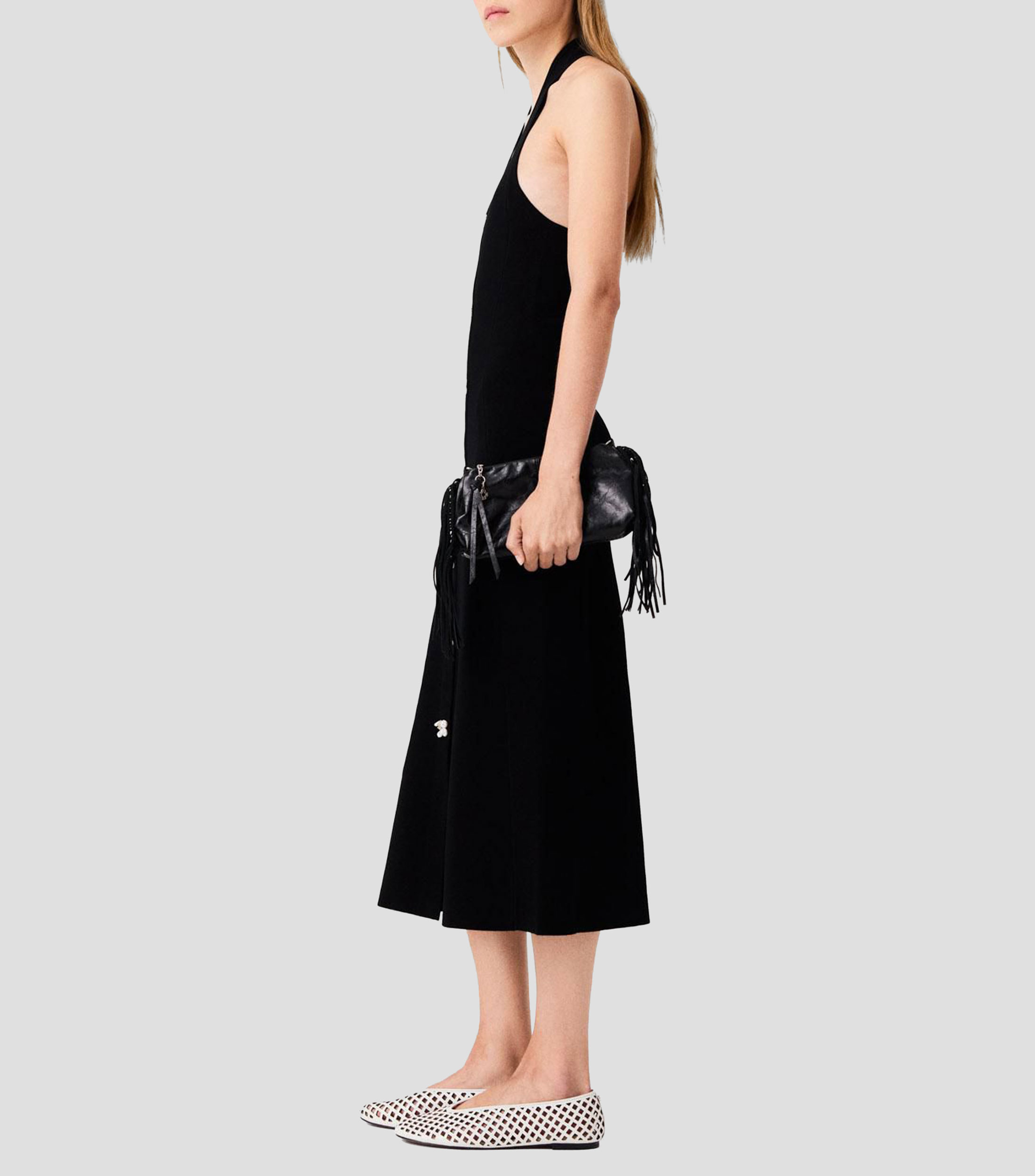 Vestido largo Ripearlane liso Mujer