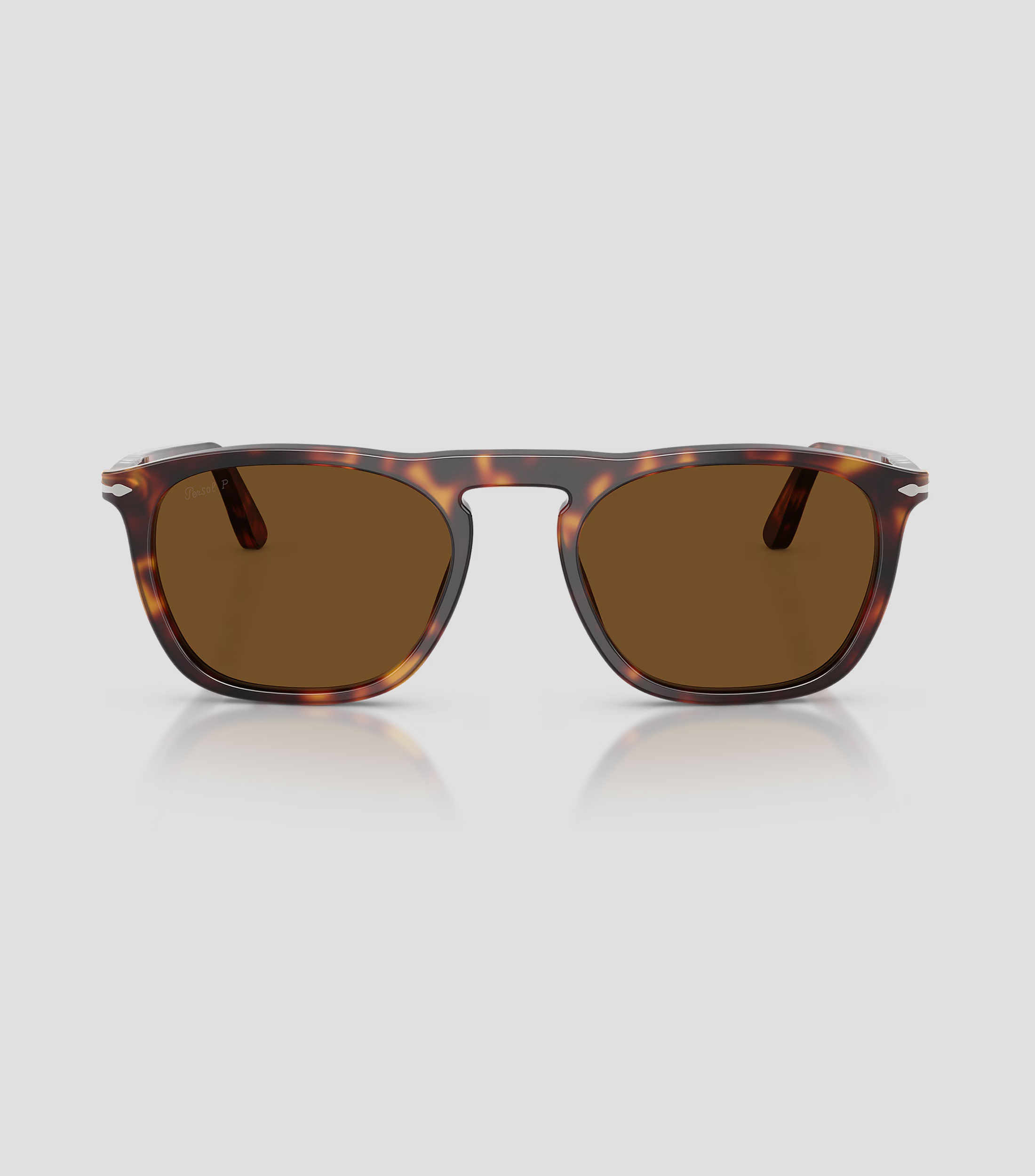 Lentes de sol cuadrados marrones Unisex