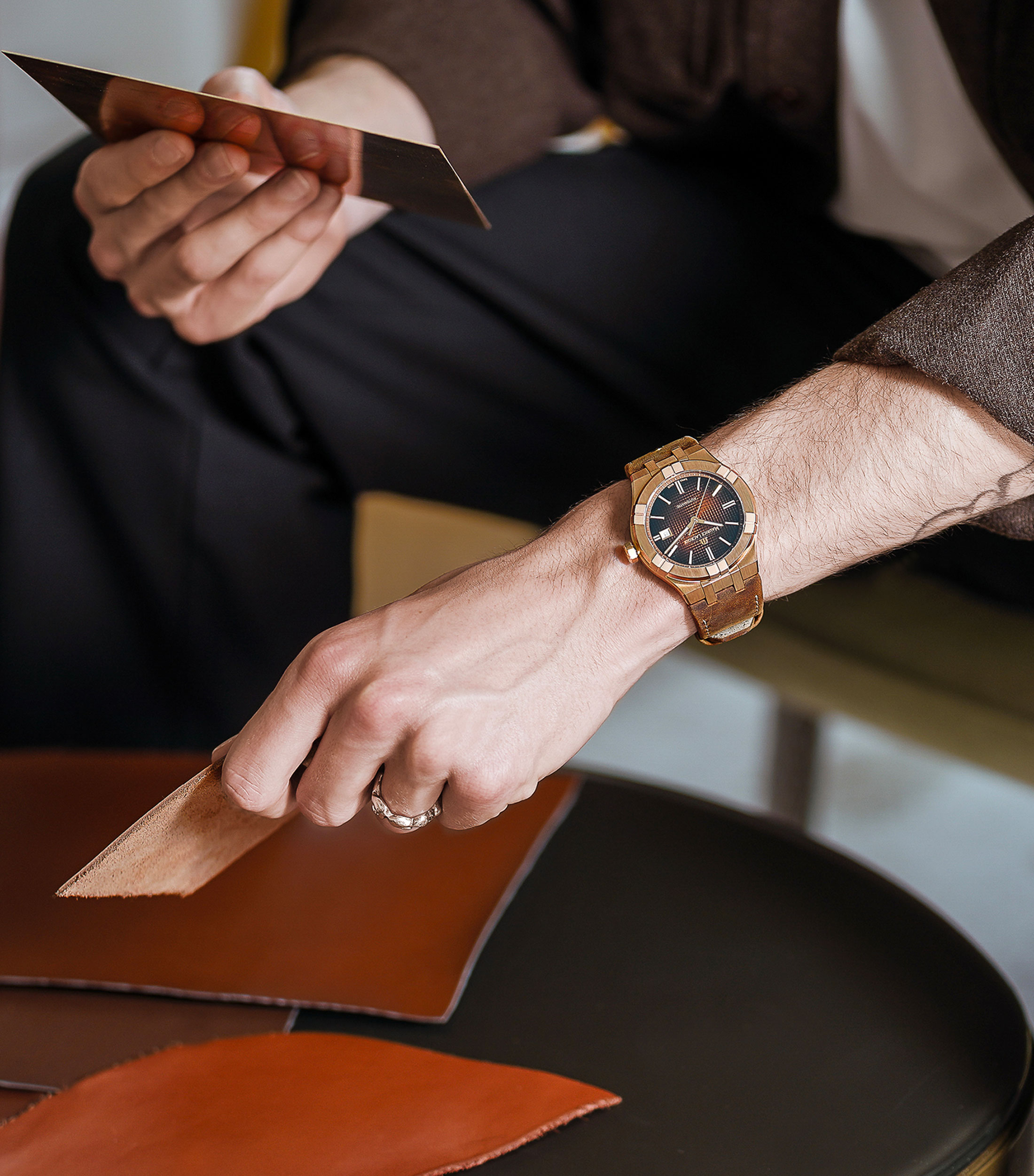 Reloj para Hombre Aikon Automatic Casual Bronce