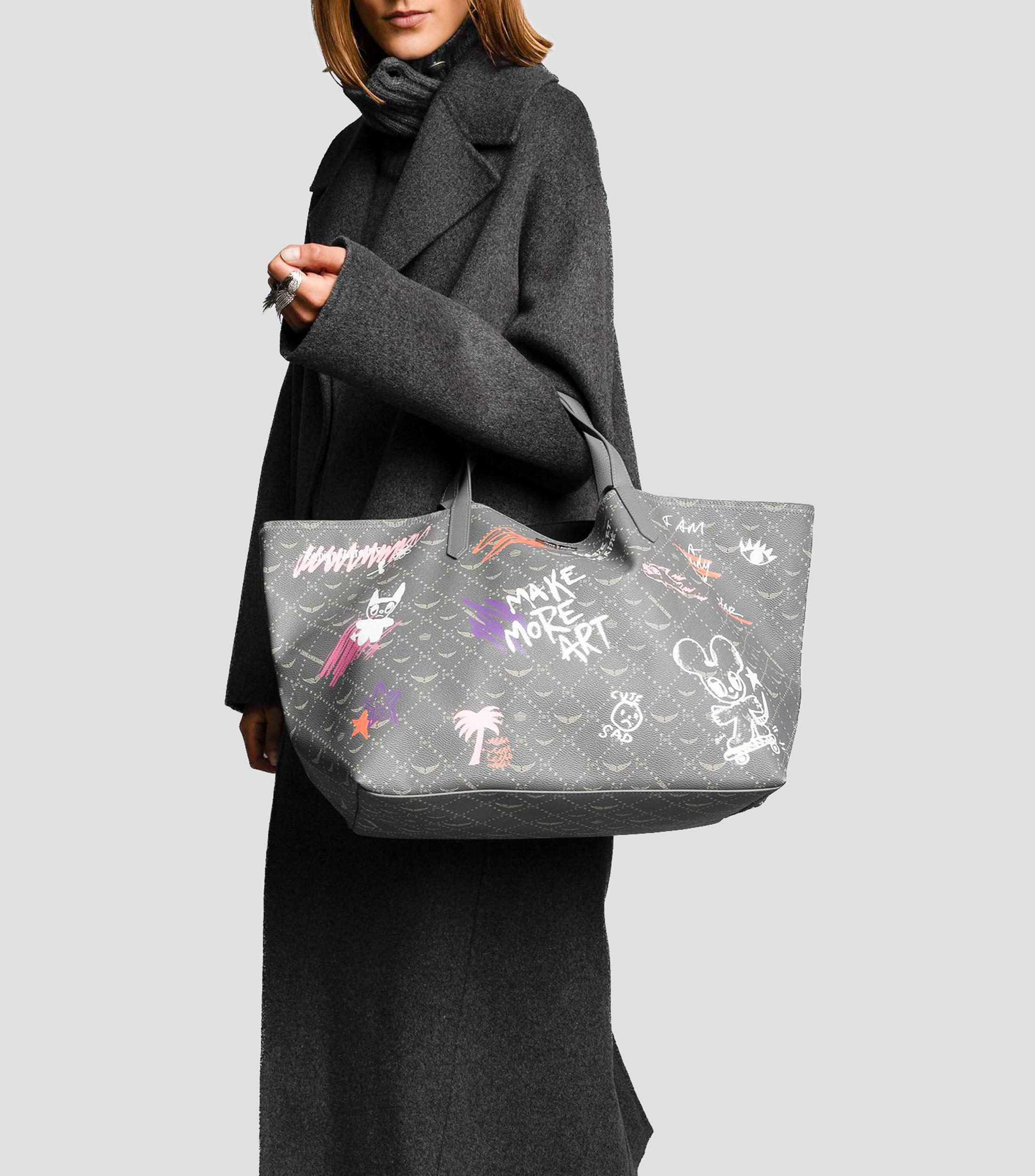 Bolsa tote Z Shopper XL estampada Mujer