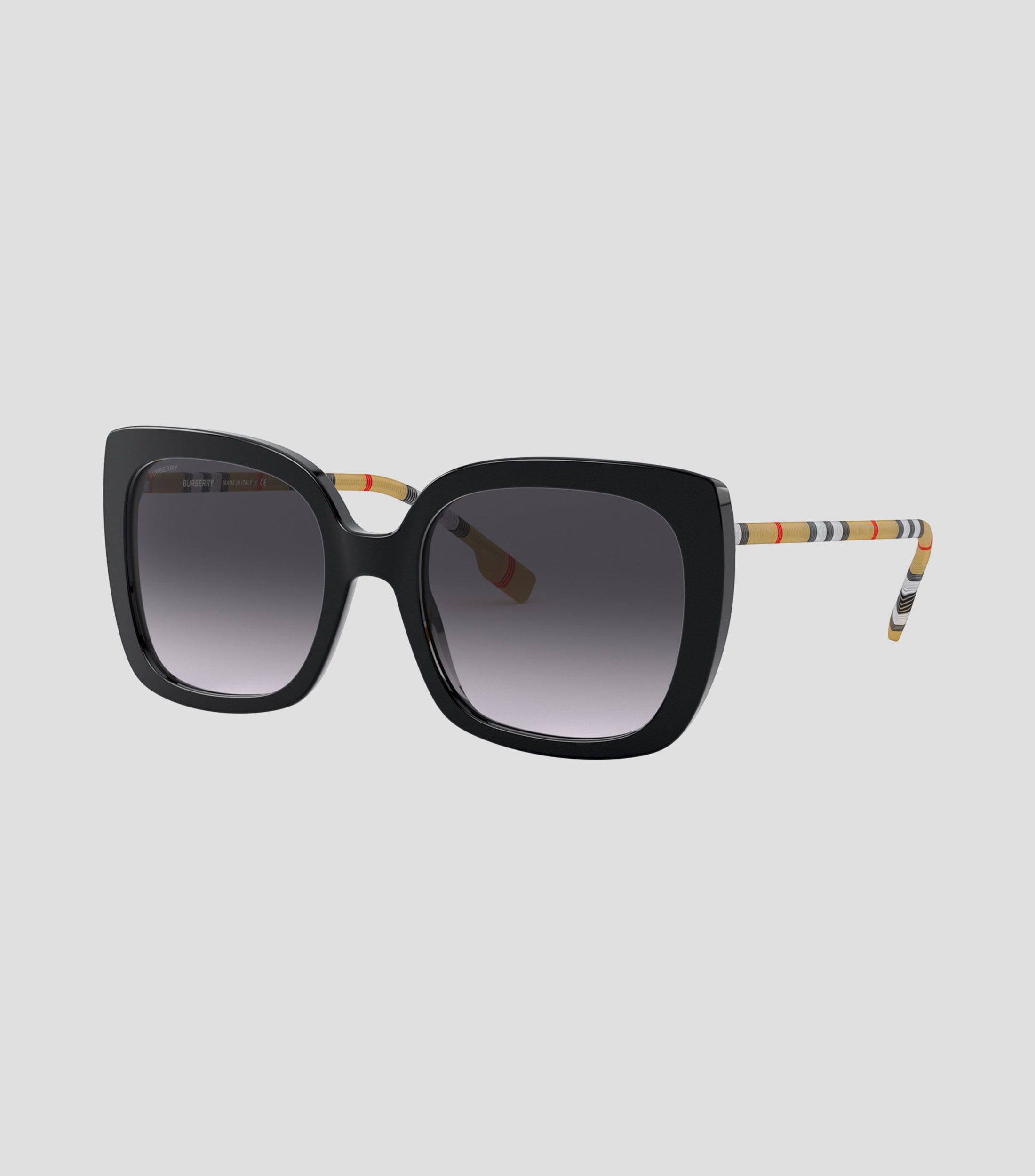 Lentes de sol cuadrados Caroll negros Mujer