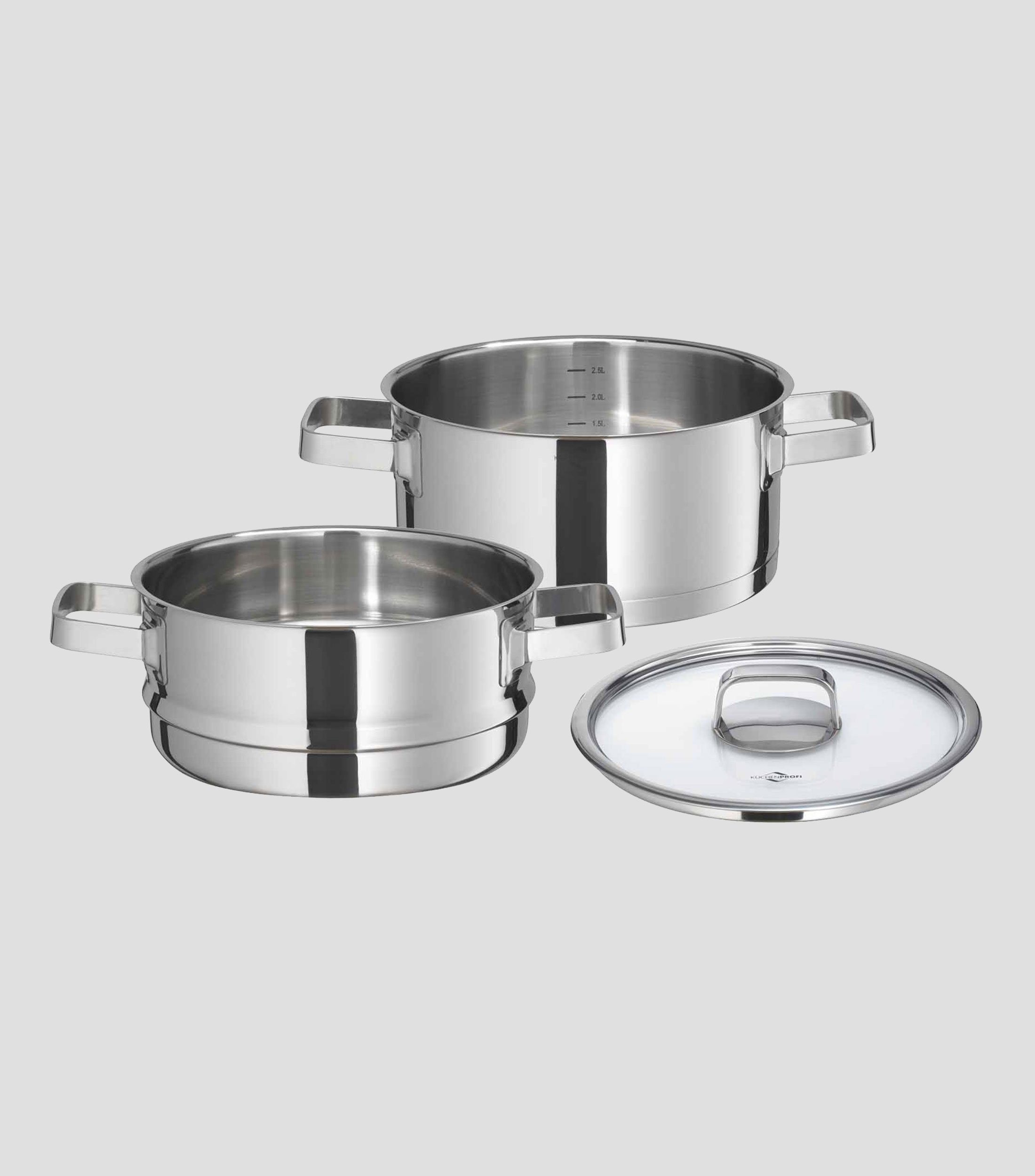 Olla de vapor en Acero Inoxidable San Remo Cook 3 L