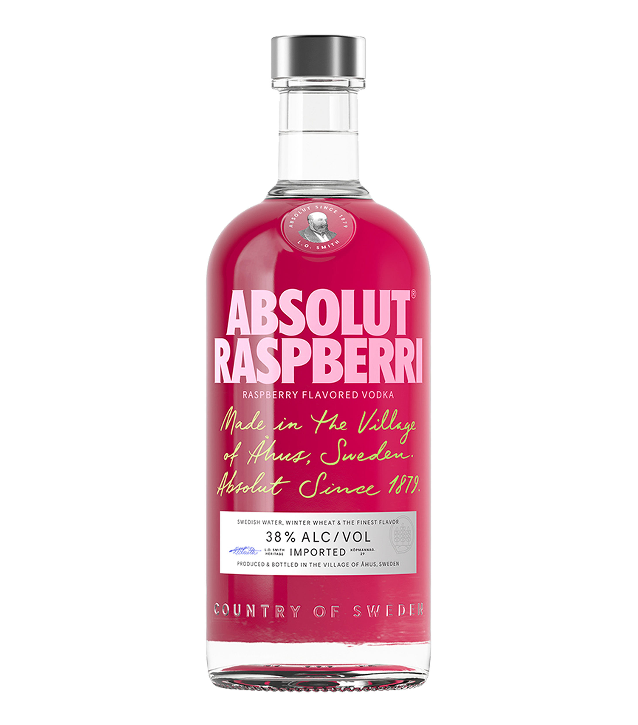 Absolut Raspberri Con Que Se Toma Absolut Vodka Vodka Raspberri, 750 ml - El Palacio de Hierro