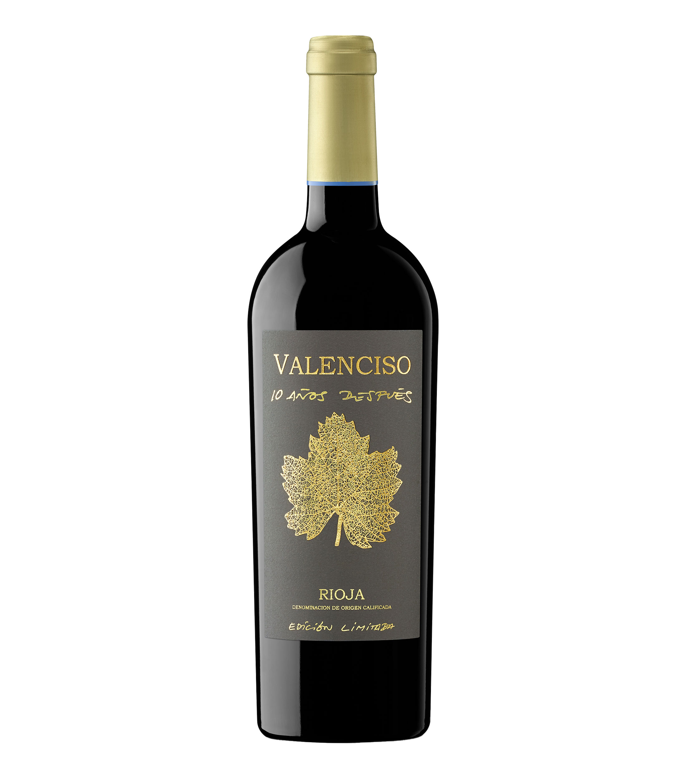 Vino tinto tempranillo 10 años después, España, 750 m