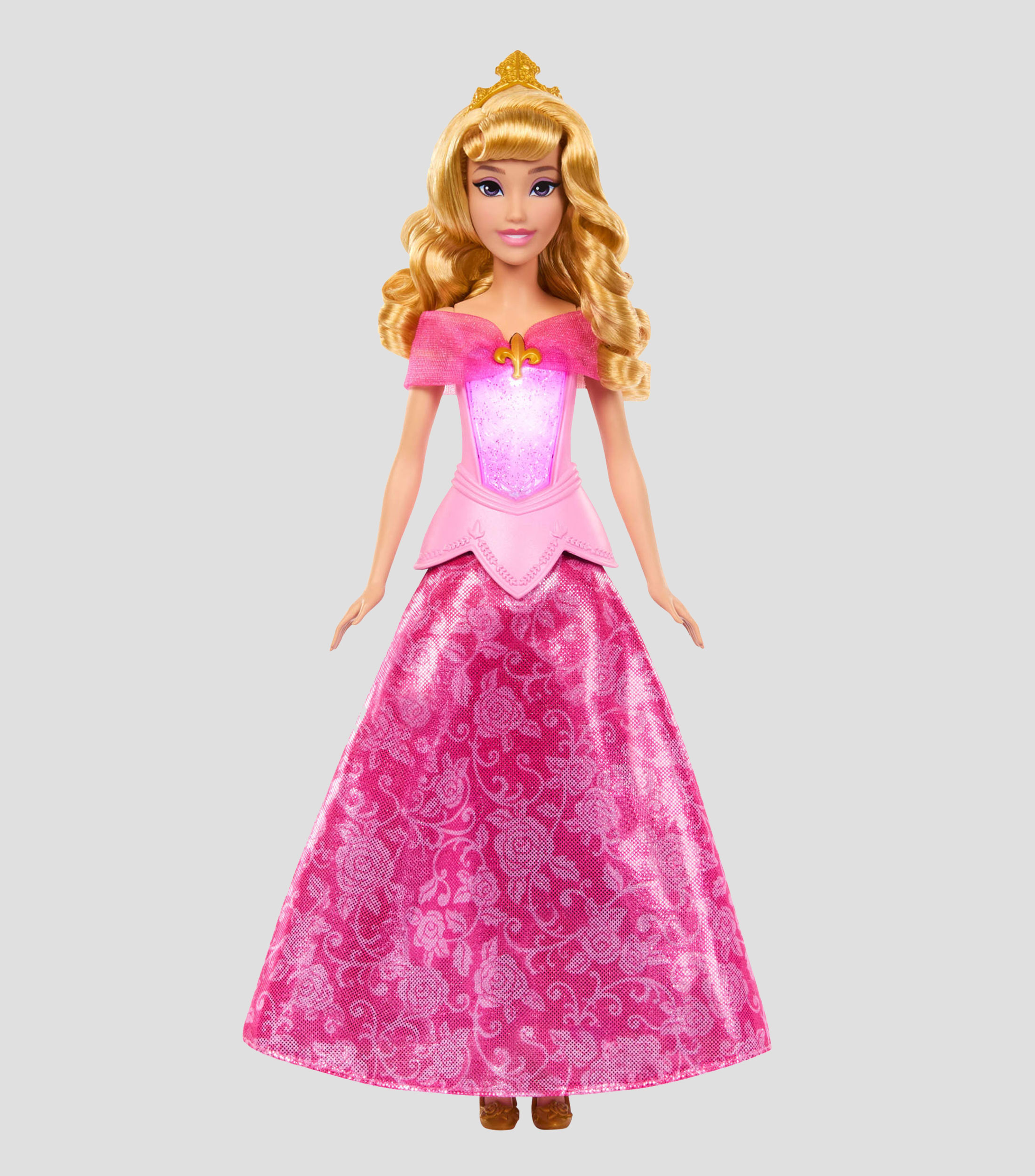 Muñeca Aurora Vestido Rosa a Azul