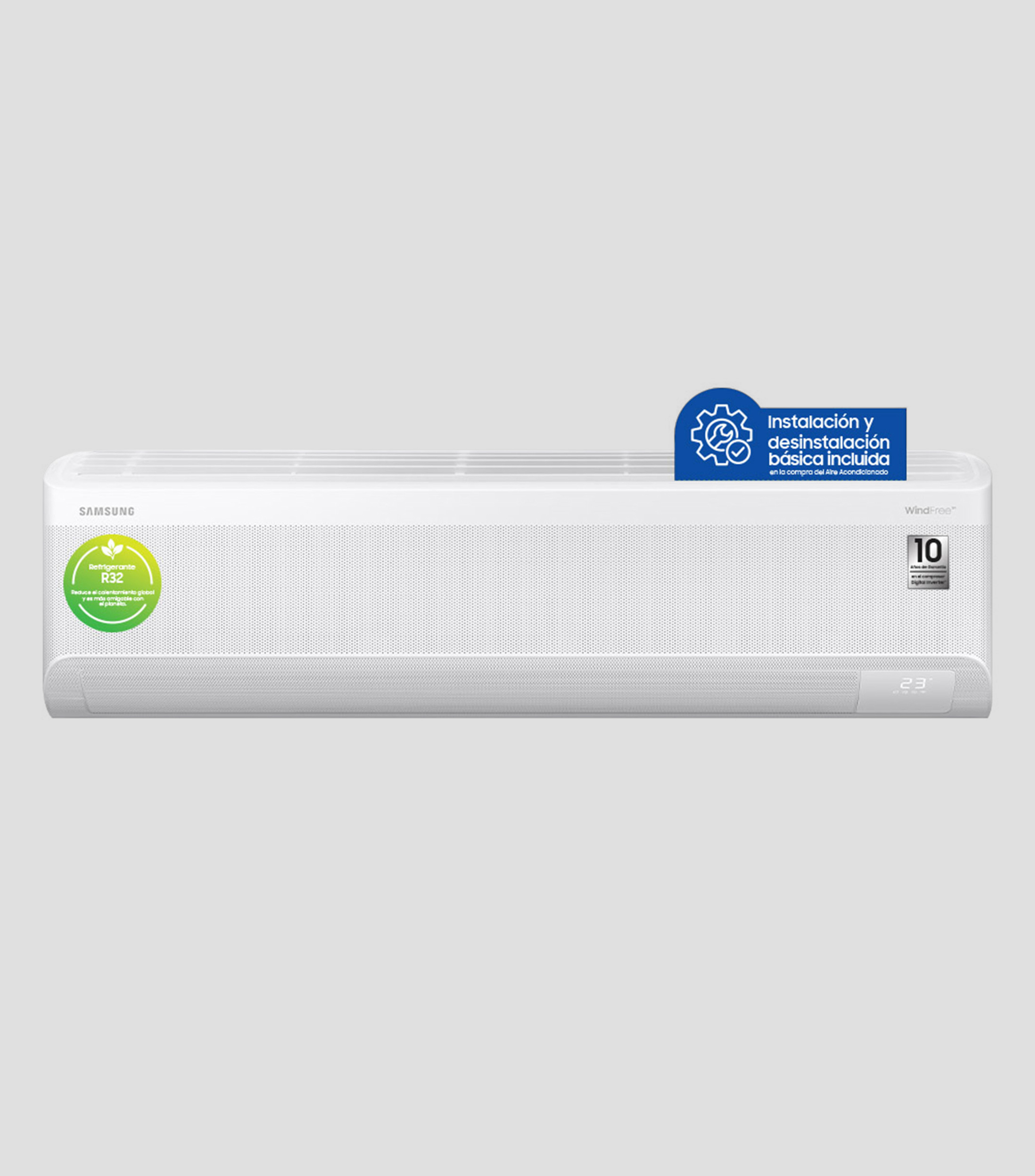 Aire acondicionado Minisplit WindFree 18,000 BTUs, 1.5 Toneladas 220V Frio - Calor