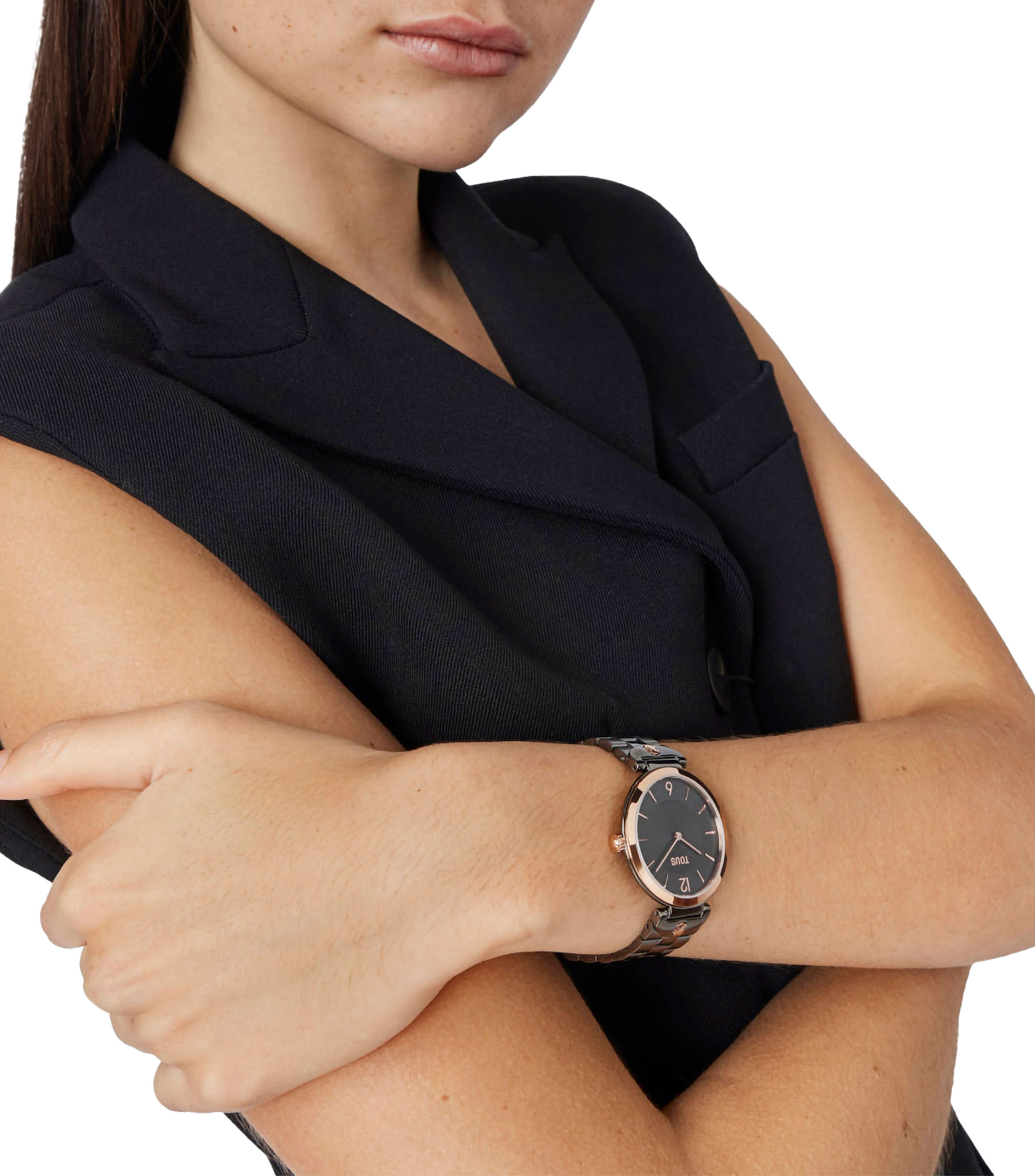 Reloj para Mujer S-Band Casual Gris, Rosa
