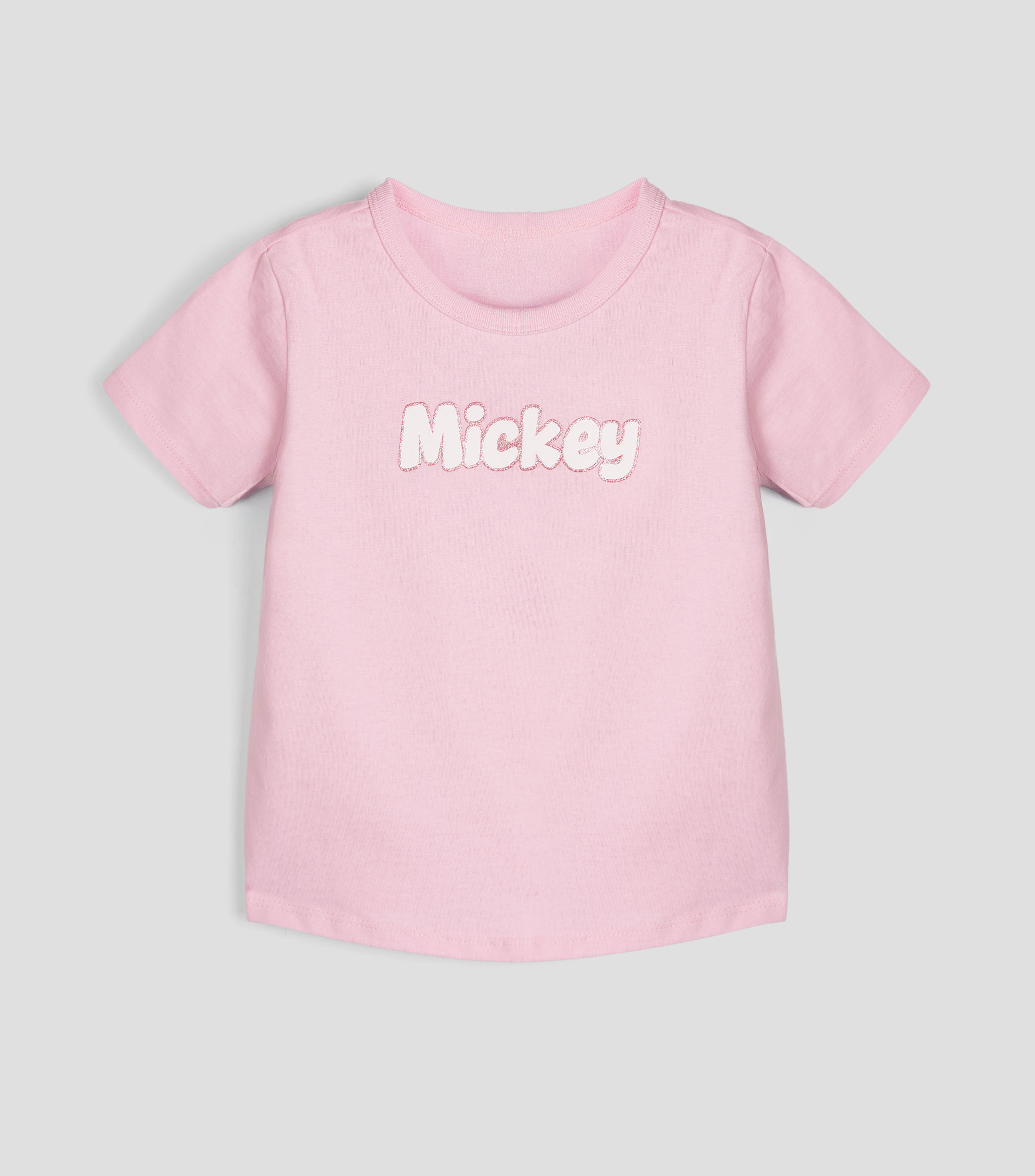 Playera cuello redondo manga corta estampada Niña