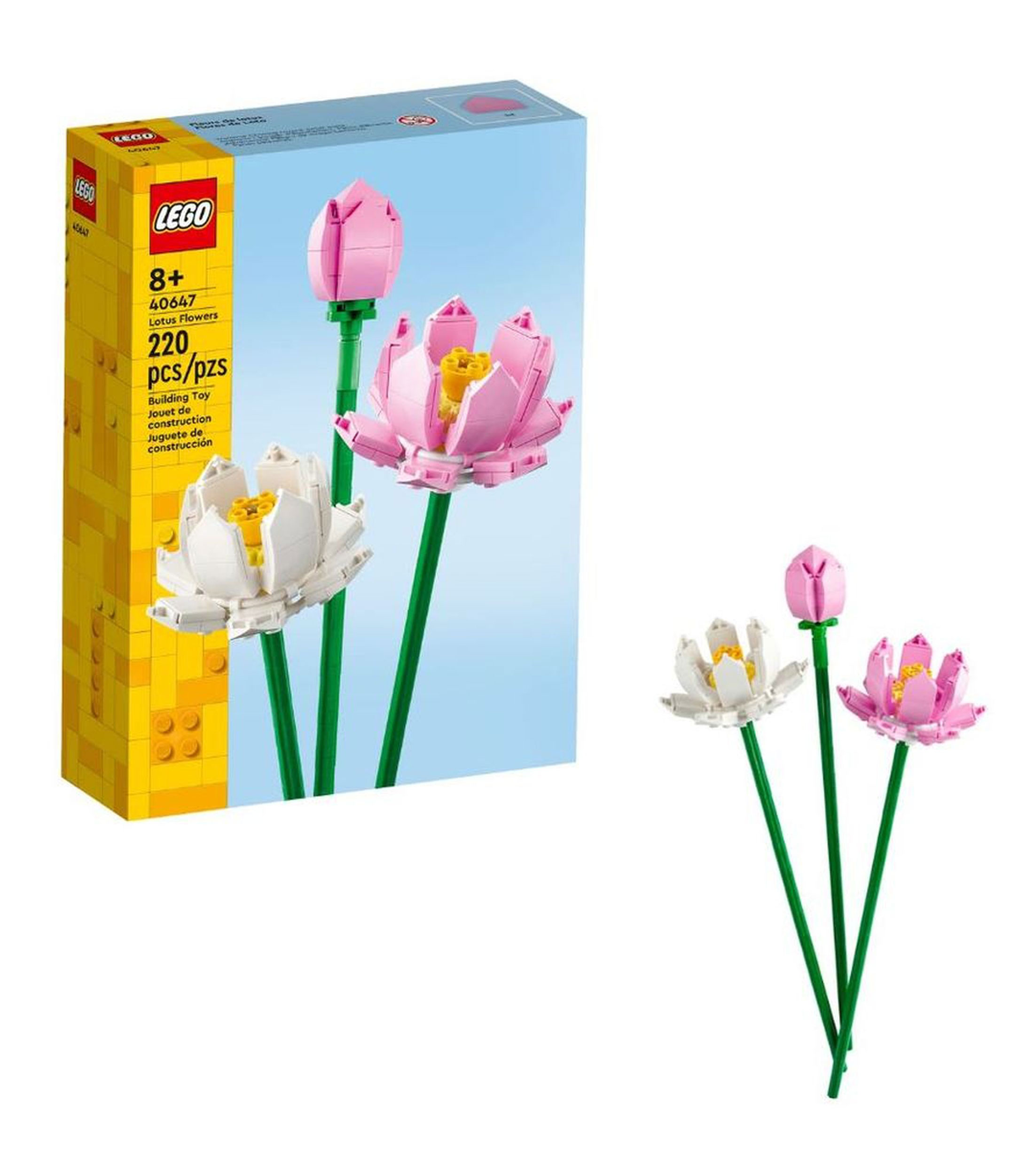 Lego Flores de Loto Set de construcción decorativa 40647