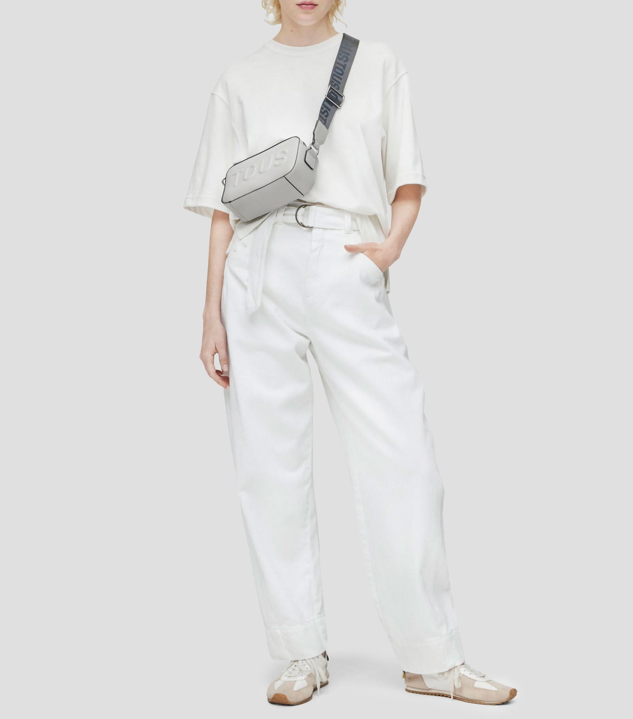 Bolso crossbody gris La Rue New con logo Mujer