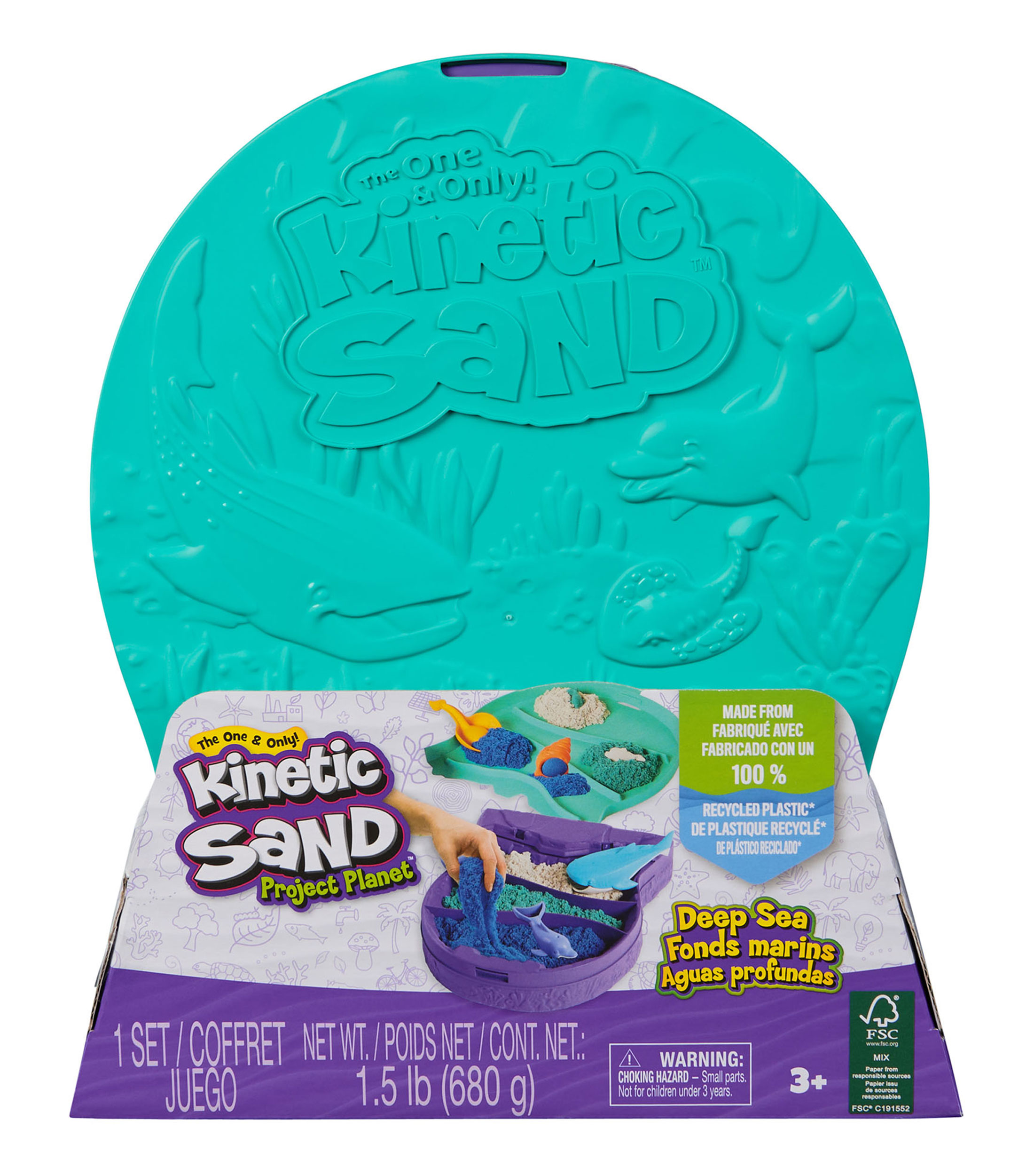 Kinetic Sand Project Planet Aguas Profundas