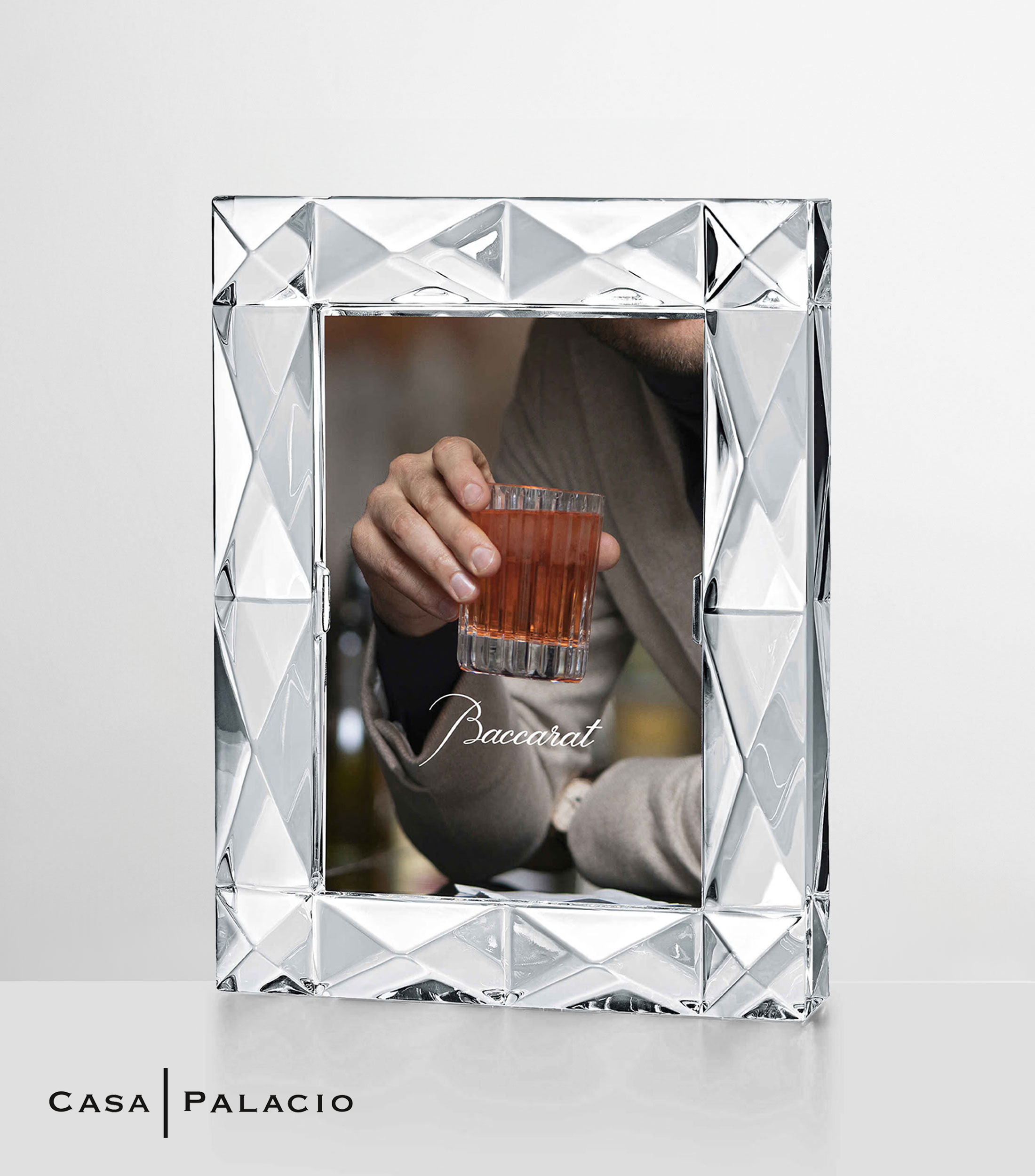Portarretrato Louxor en cristal