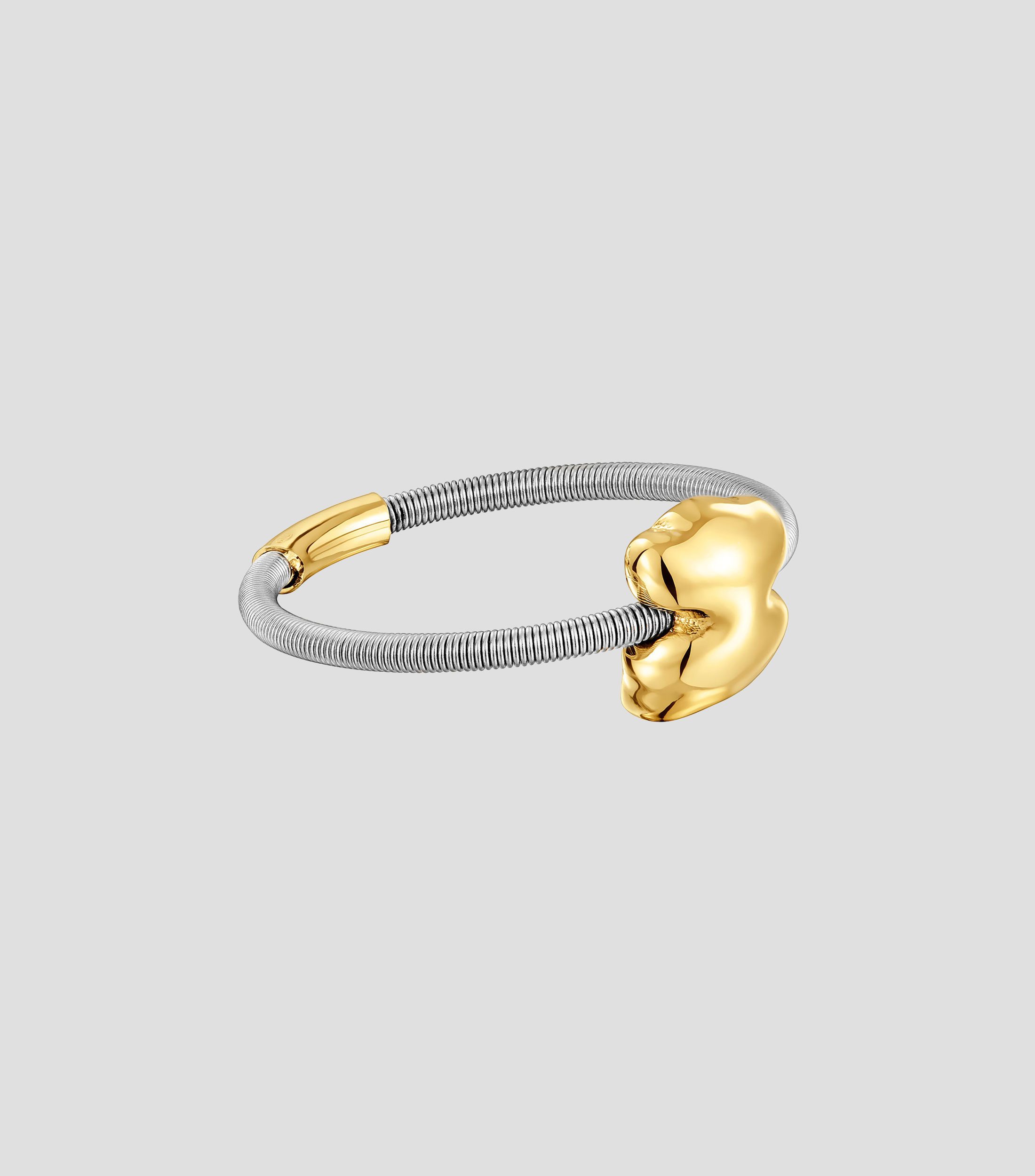 Anillo Mesh Tube con oso Mujer